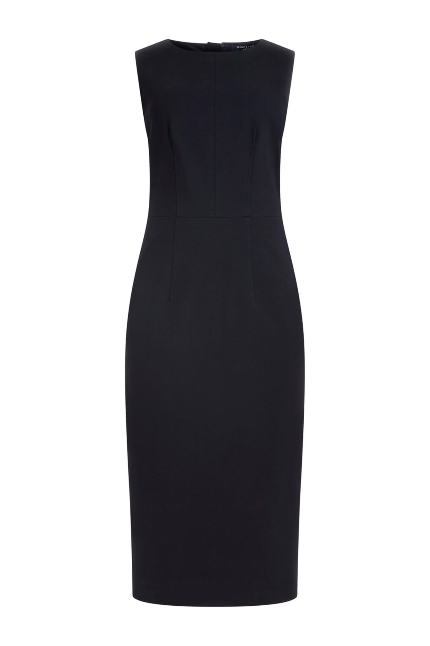 GWEN SL ZIP MIDI DRE JET BLACK A996 3