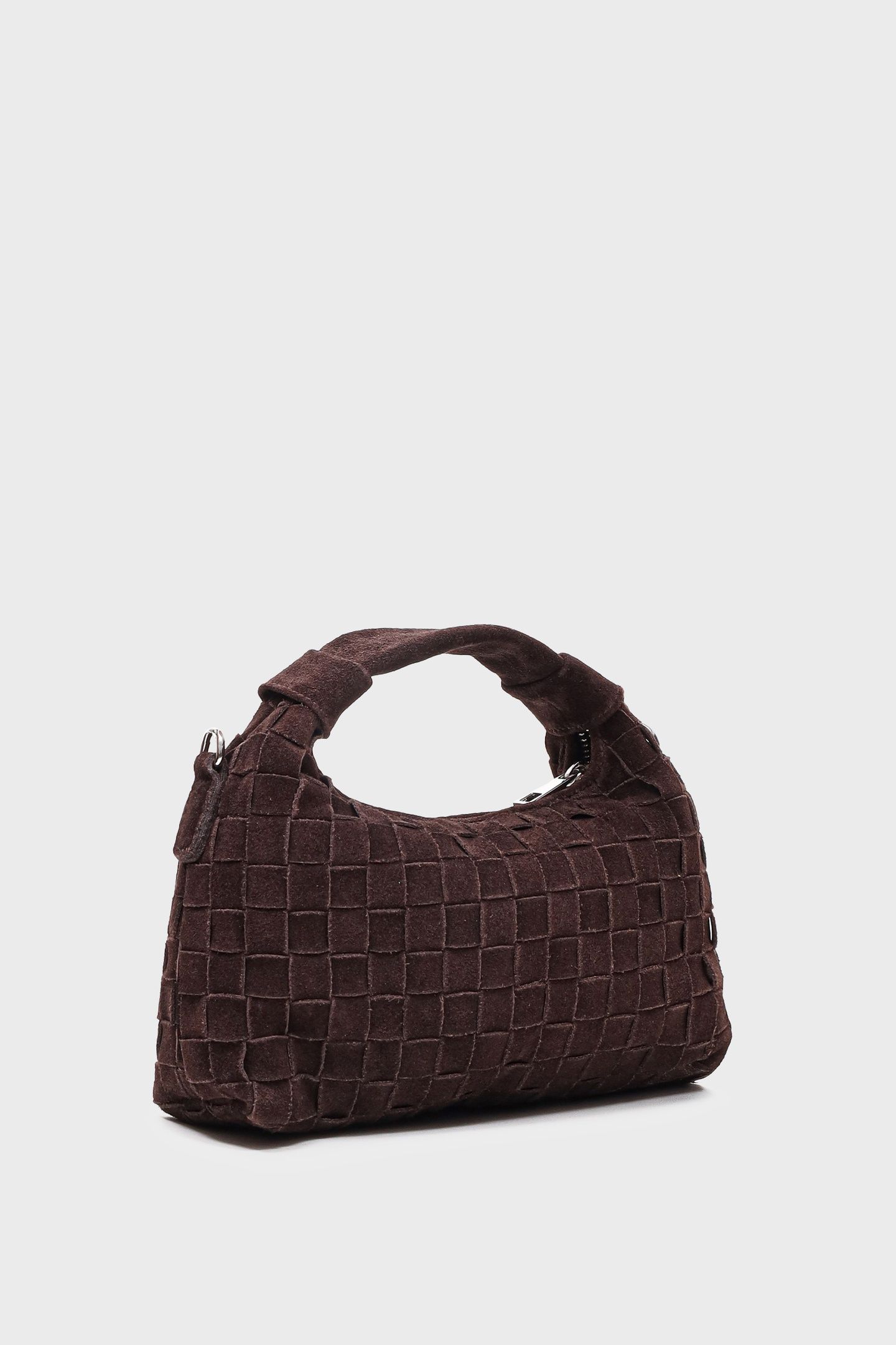 MINI DANDY BRAIDED SUEDE CHOCOLATE 3
