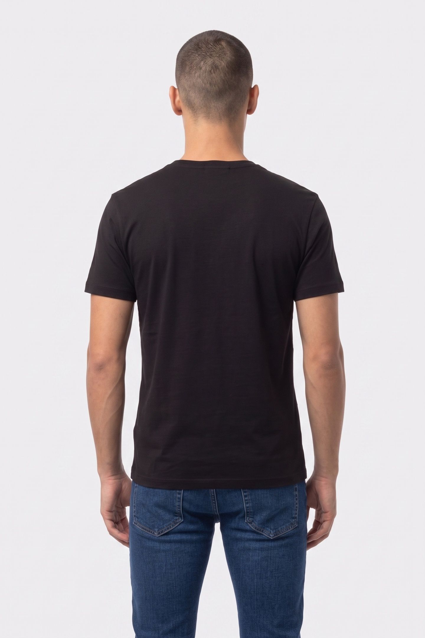 SS 30S CLASSIC MICRO TEE BLACK/BLACK 2