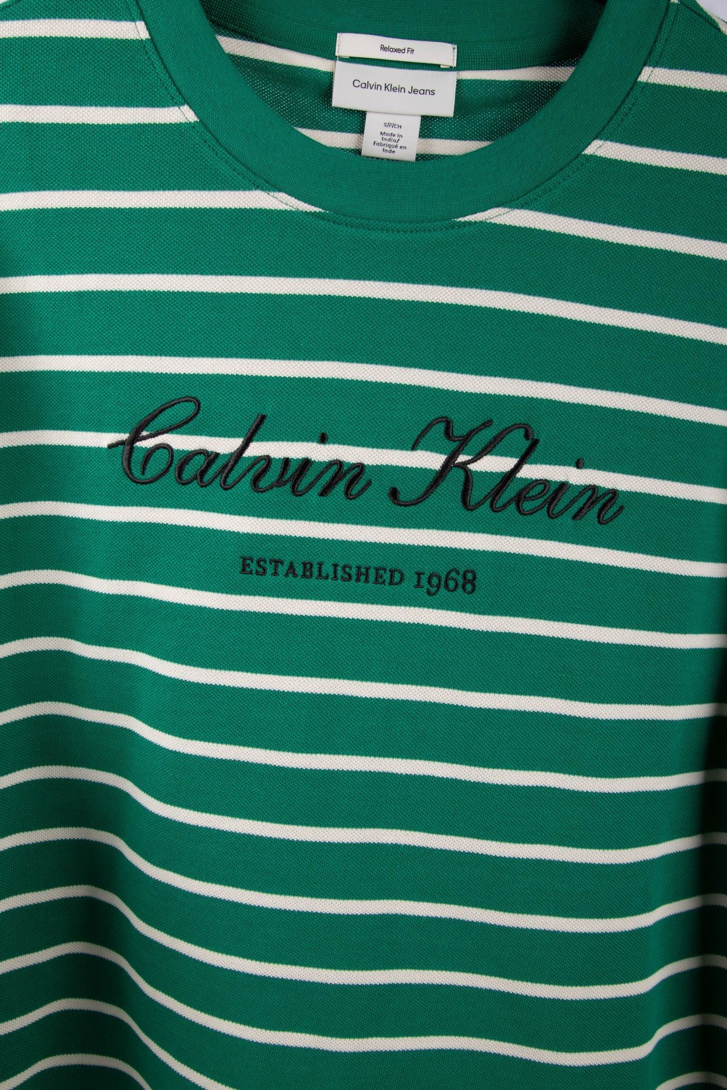 SS STRIPE CASUAL PIQUE TEE ENCHANTED FOREST 4