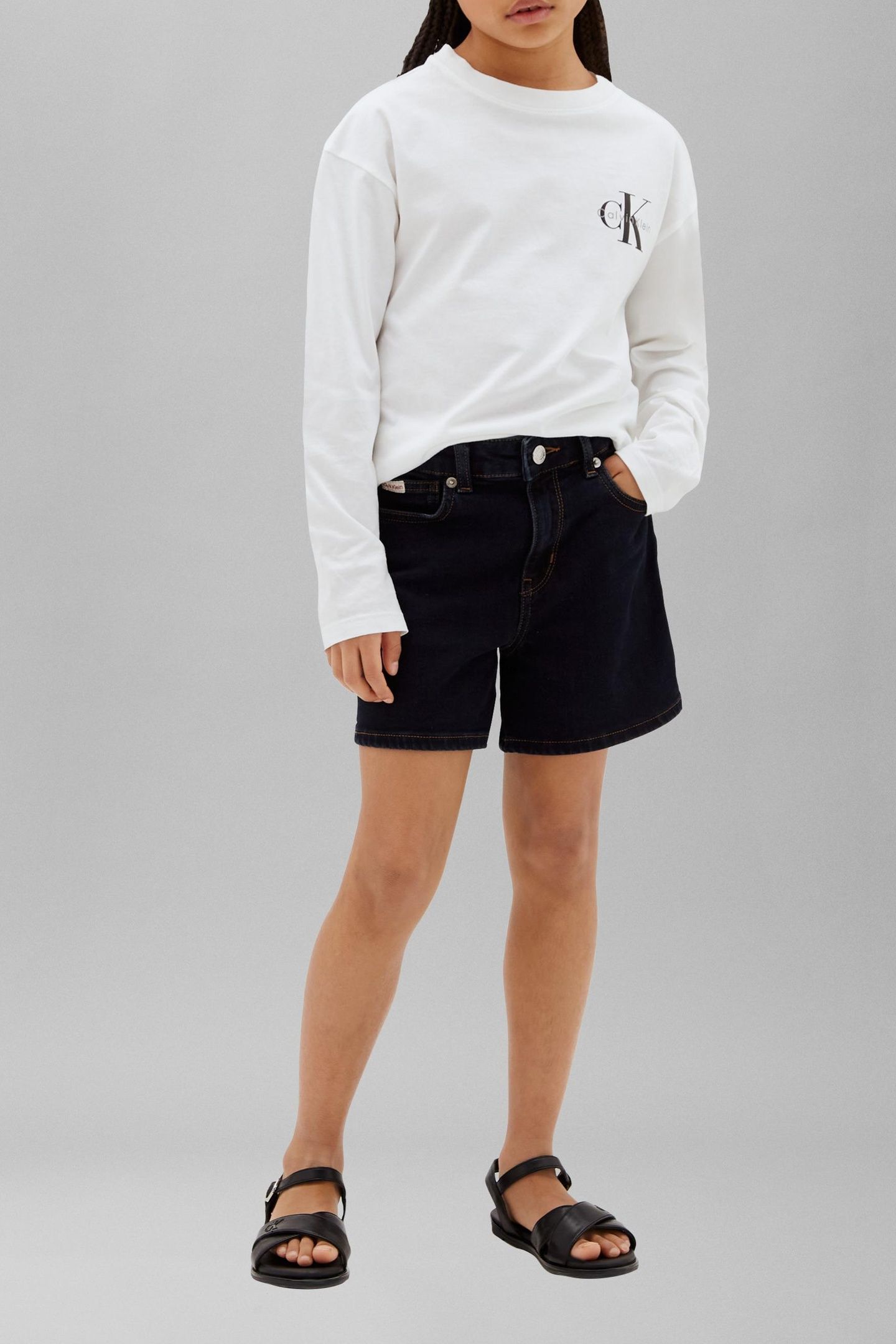 UNISEX SMALL CHEST MONOLOGO BRIGHT WHITE 4
