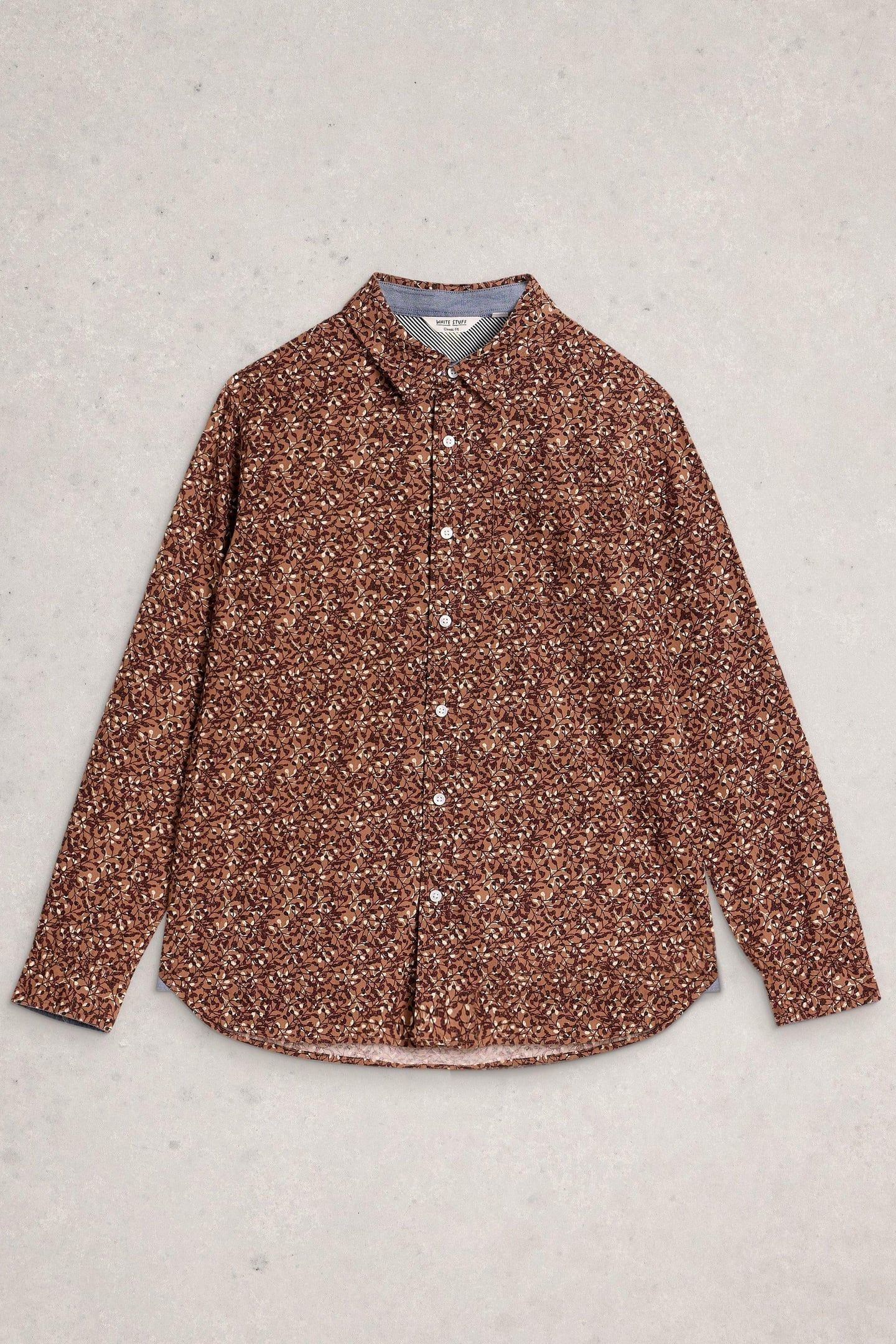 MINI TWIGS LS PRINTED SHIRT PINK MULTI 1
