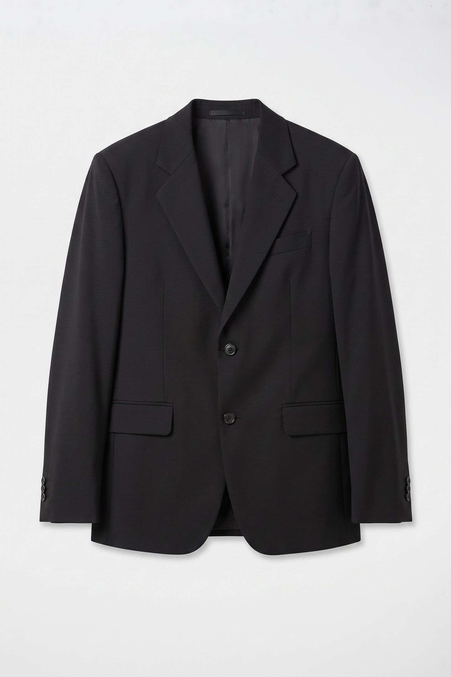 DENNIS HOPSACK SUIT BLAZER BLACK 4