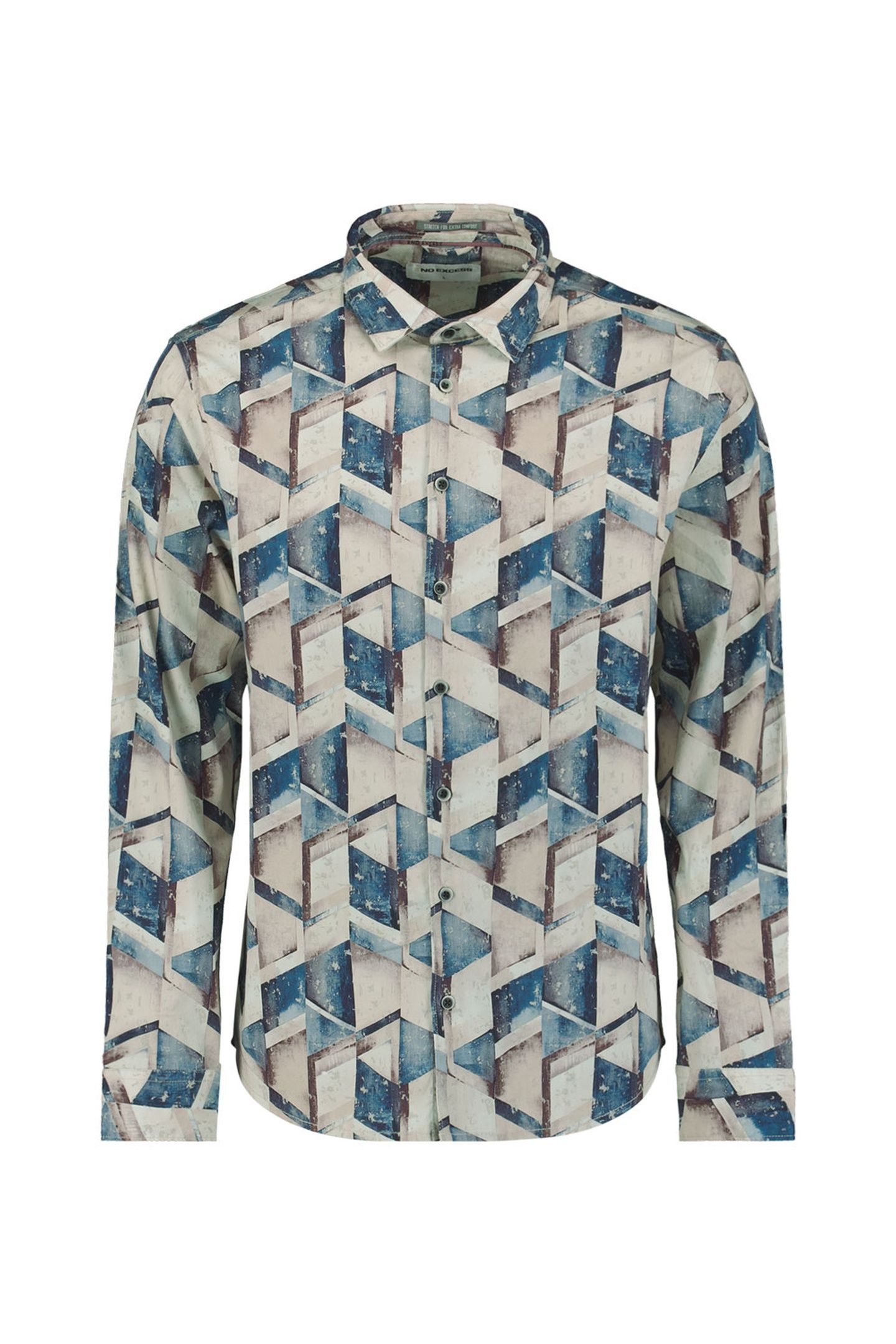 SHIRT STRETCH ALLOVER PRINTED NIGHT 5