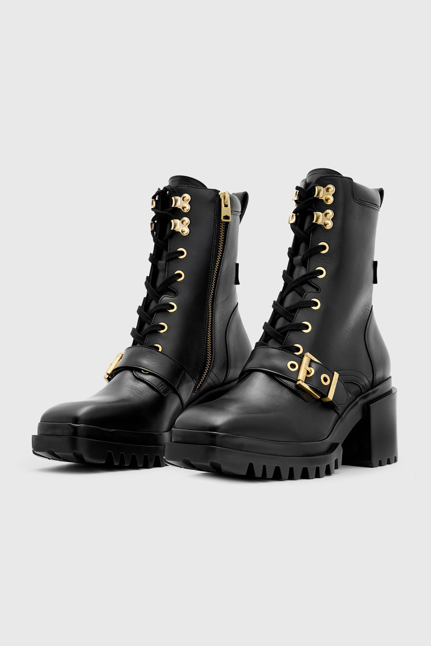 INDARIA BOOT BLACK/WARM BRASS 4