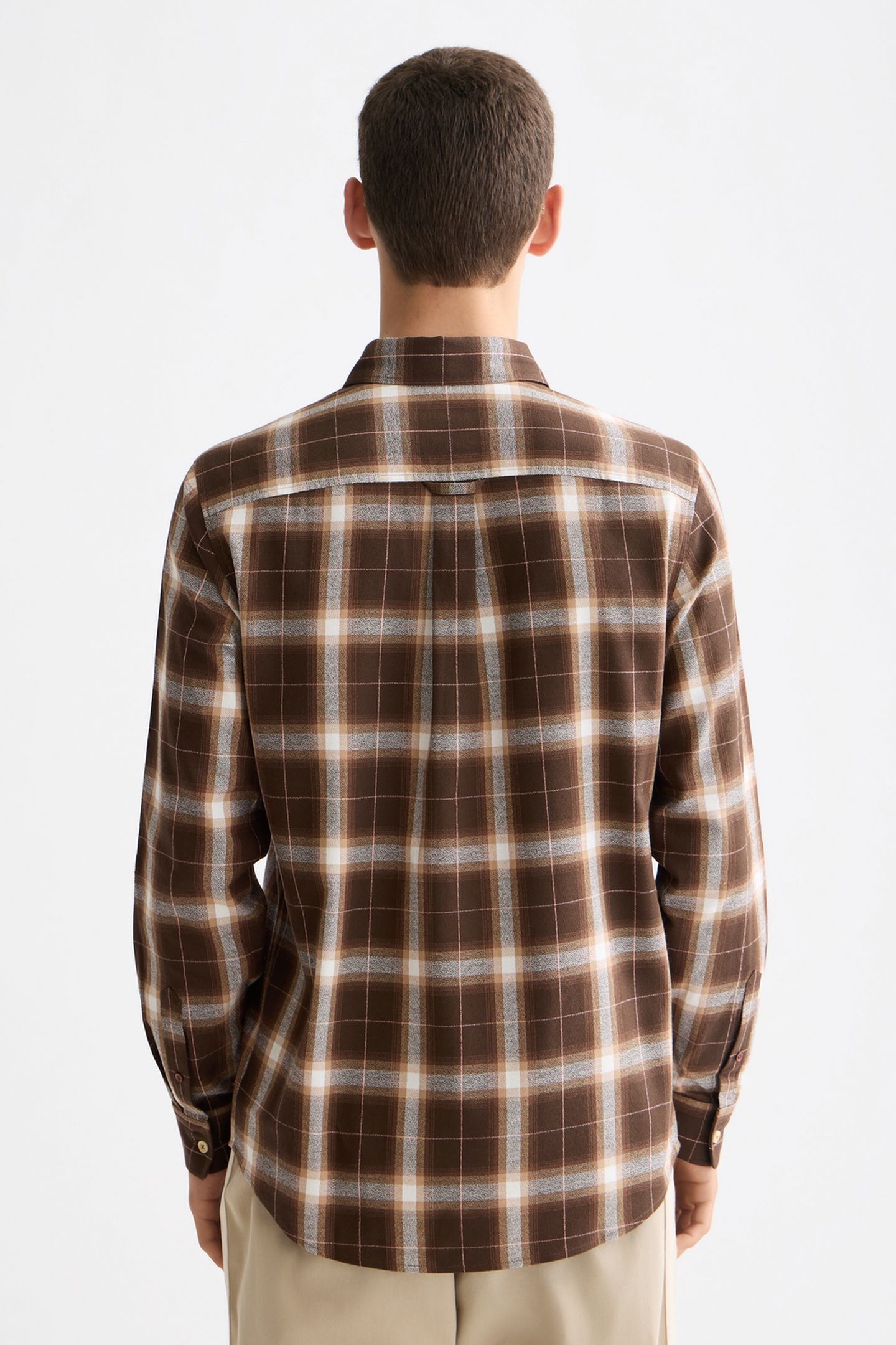 LIGHTWEIGHT FLANNEL CHECK SHIRT SOFT SILT CHECK 3