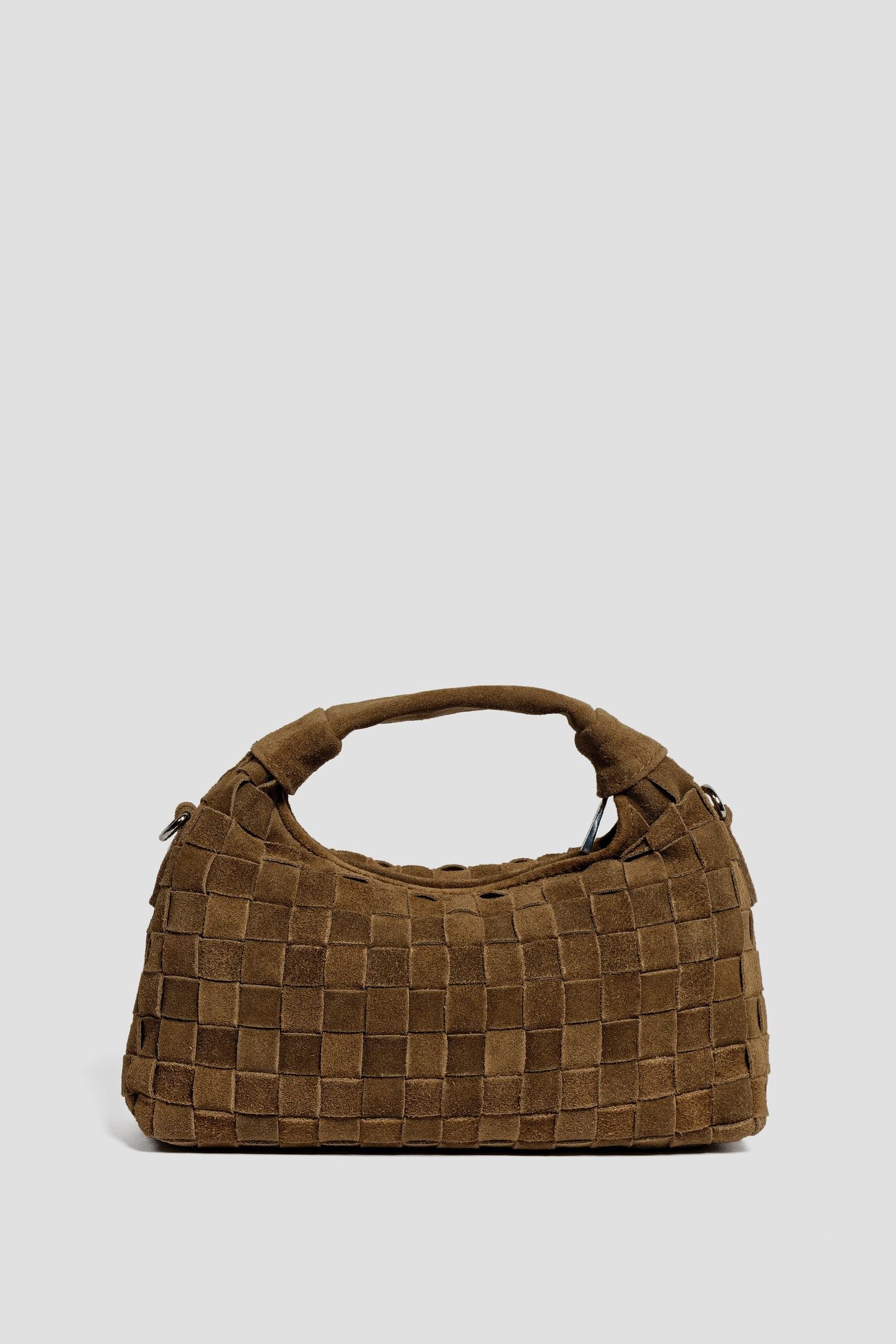 MINI DANDY BRAIDED SUEDE DUSTY OLIVE 4