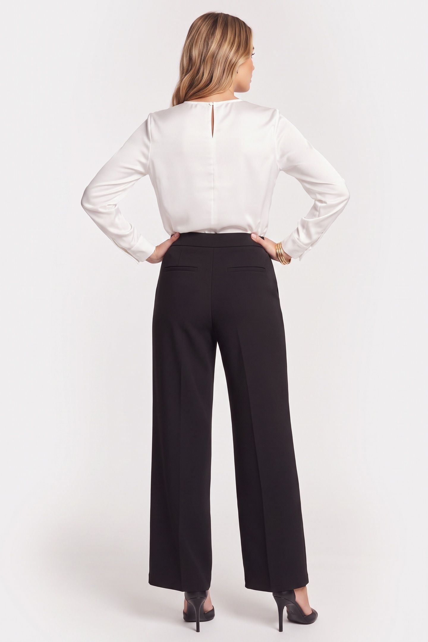 SCUBA WIDE LEG PANT BLACK 2