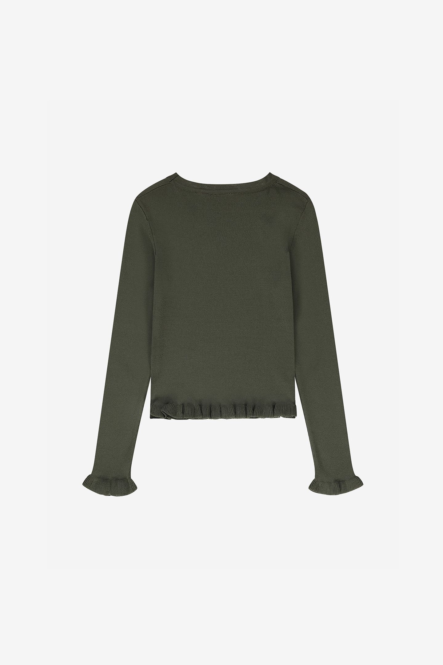 LANA PULLOVER DEEP FOREST GREEN 3