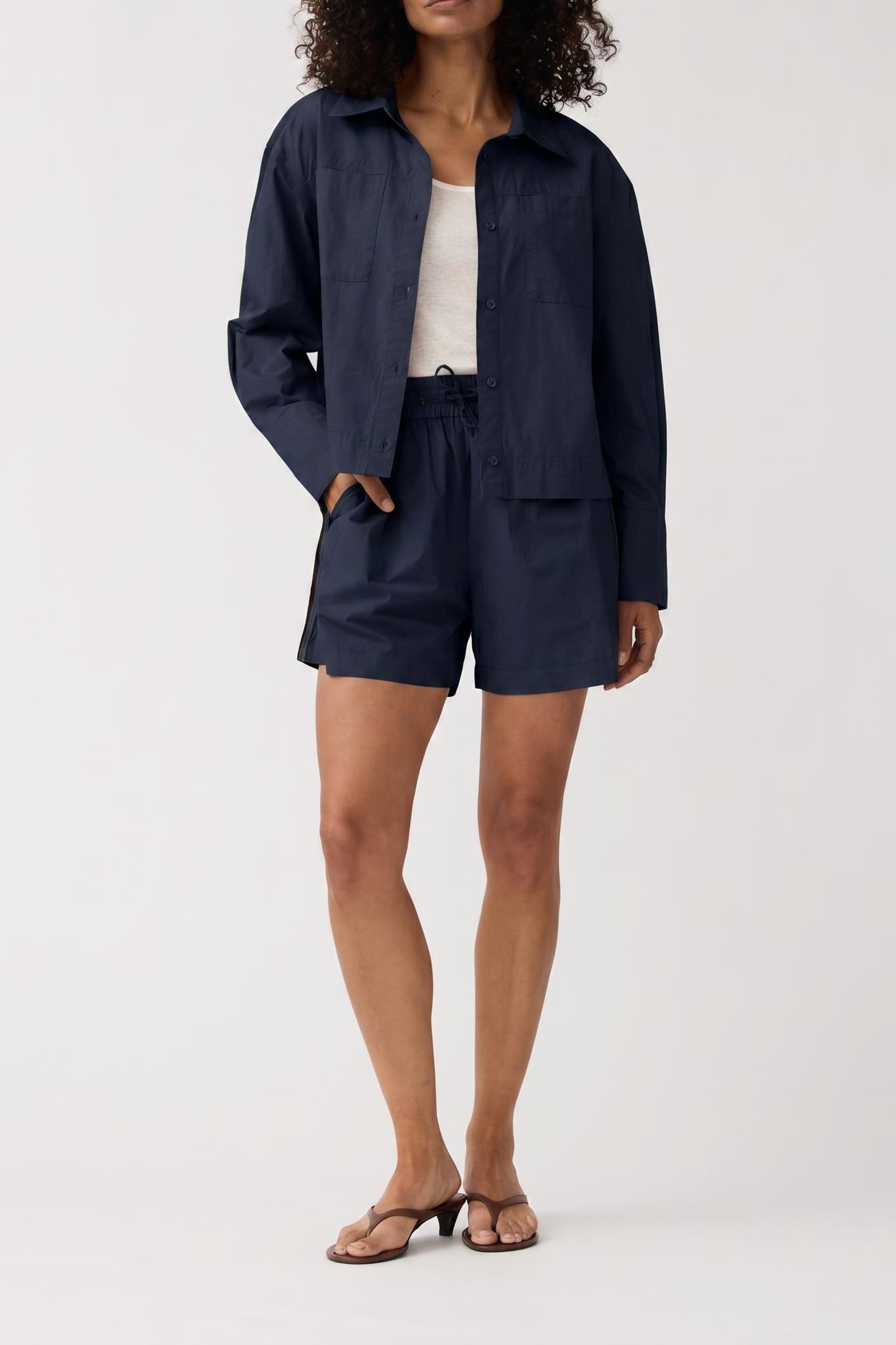 BLOUSE LOES TAPE NAVY 1