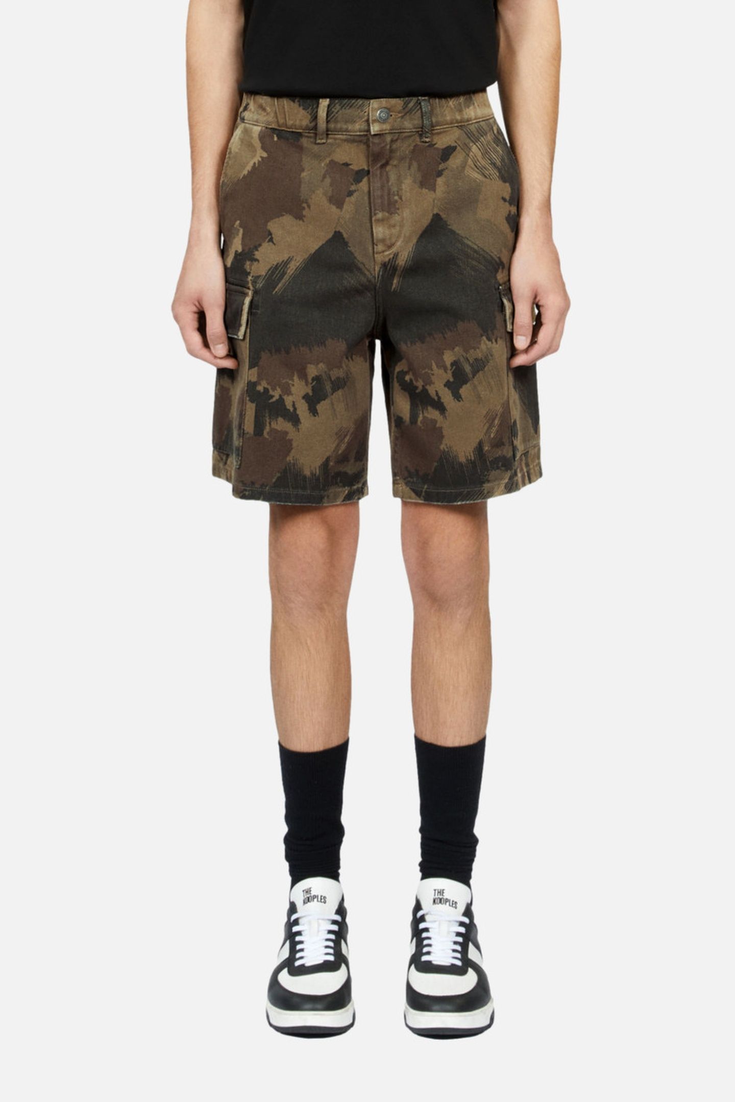 SHORTS W ELASTICATED WAIST AND PATCH POCKETS CAMOUFLAGE_01 3