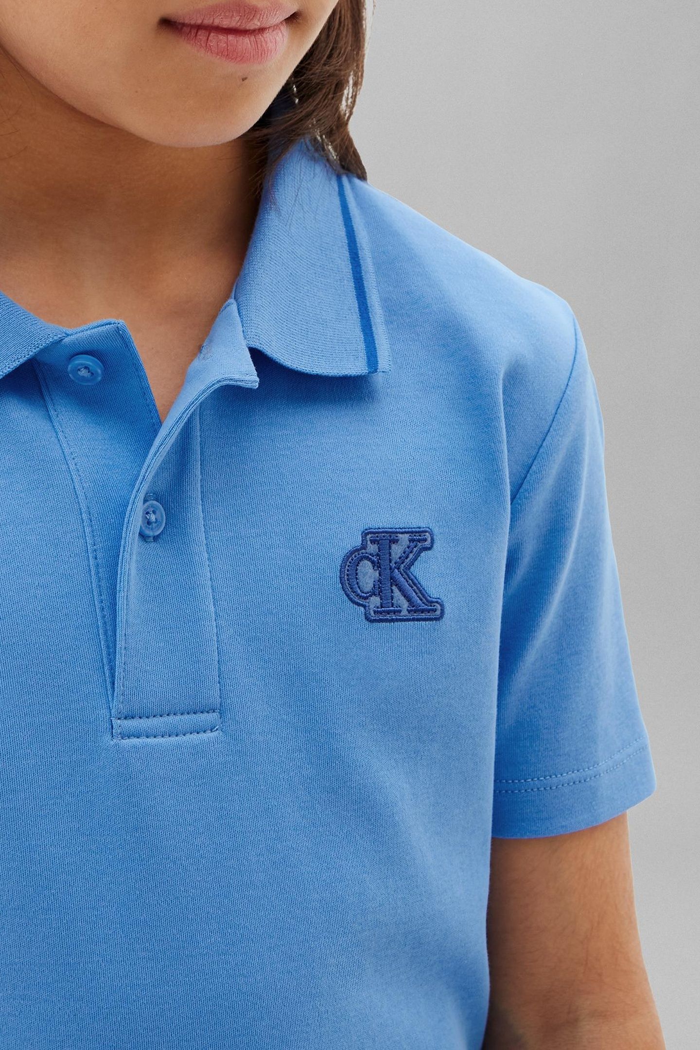BOYS MONOGRAM POLO SHORT SLEEVE MARINA 5