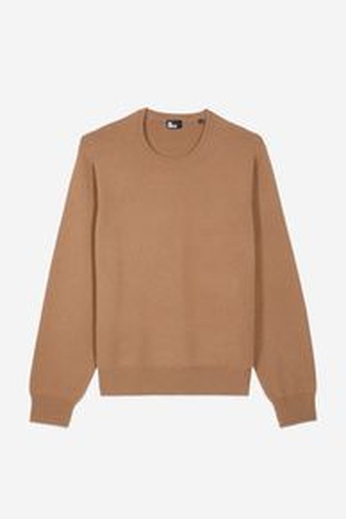 PULL COL ROUND DETAIL BRILLIANT DARK CAMEL 9