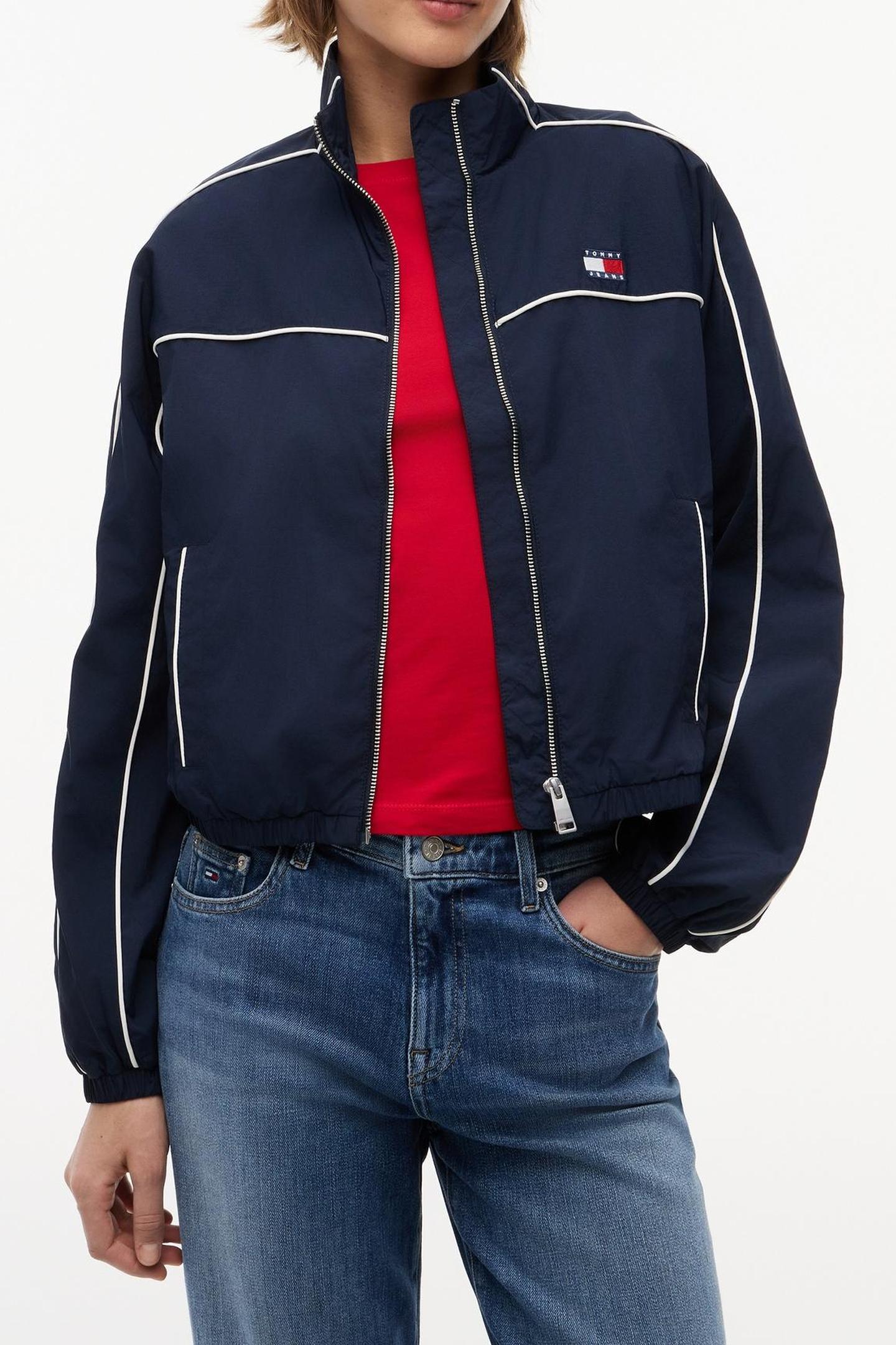 NYLON PIPING JACKET DARK NIGHT NAVY 2