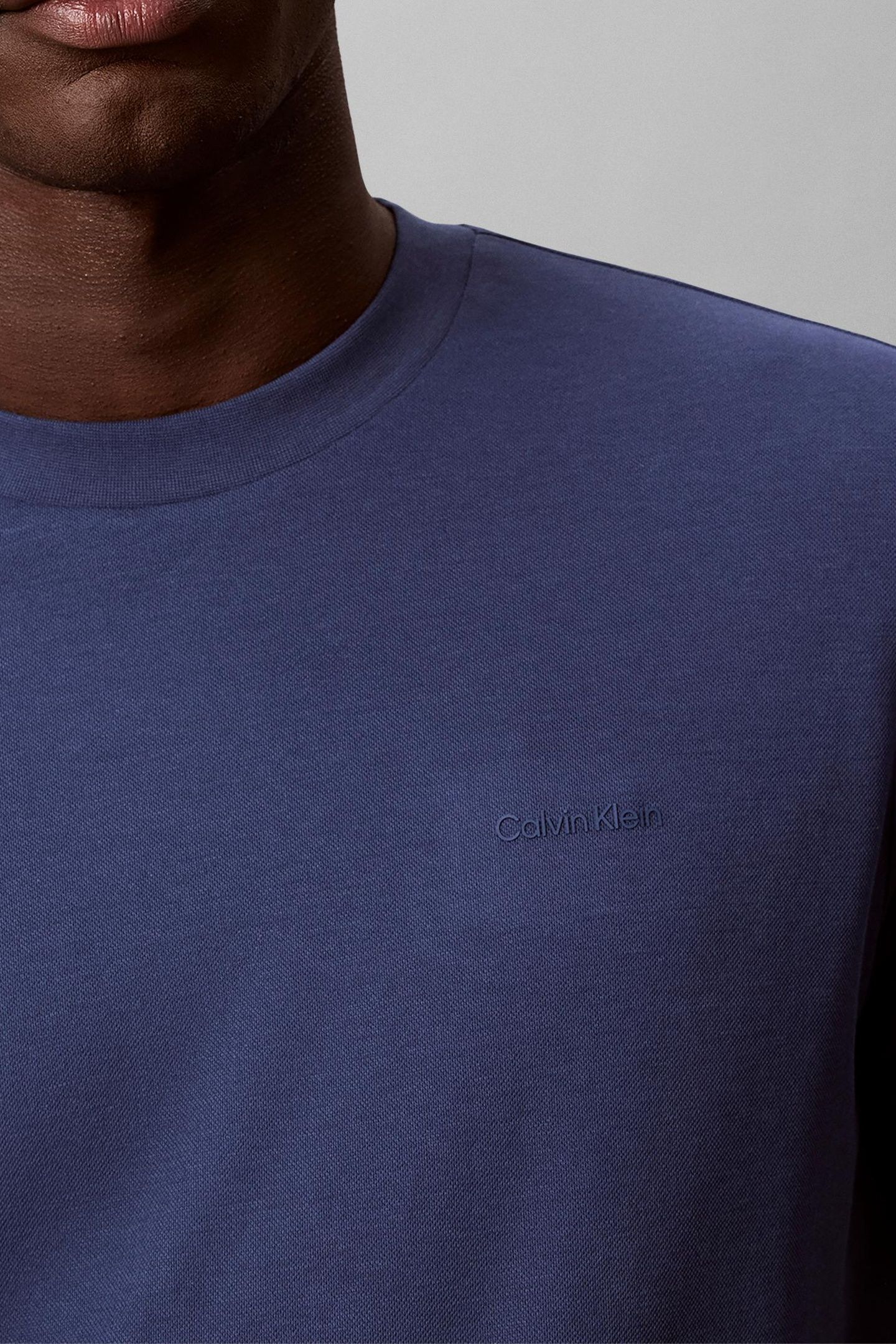 SS TECH INTERLOCK TEE DARK DENIM 5