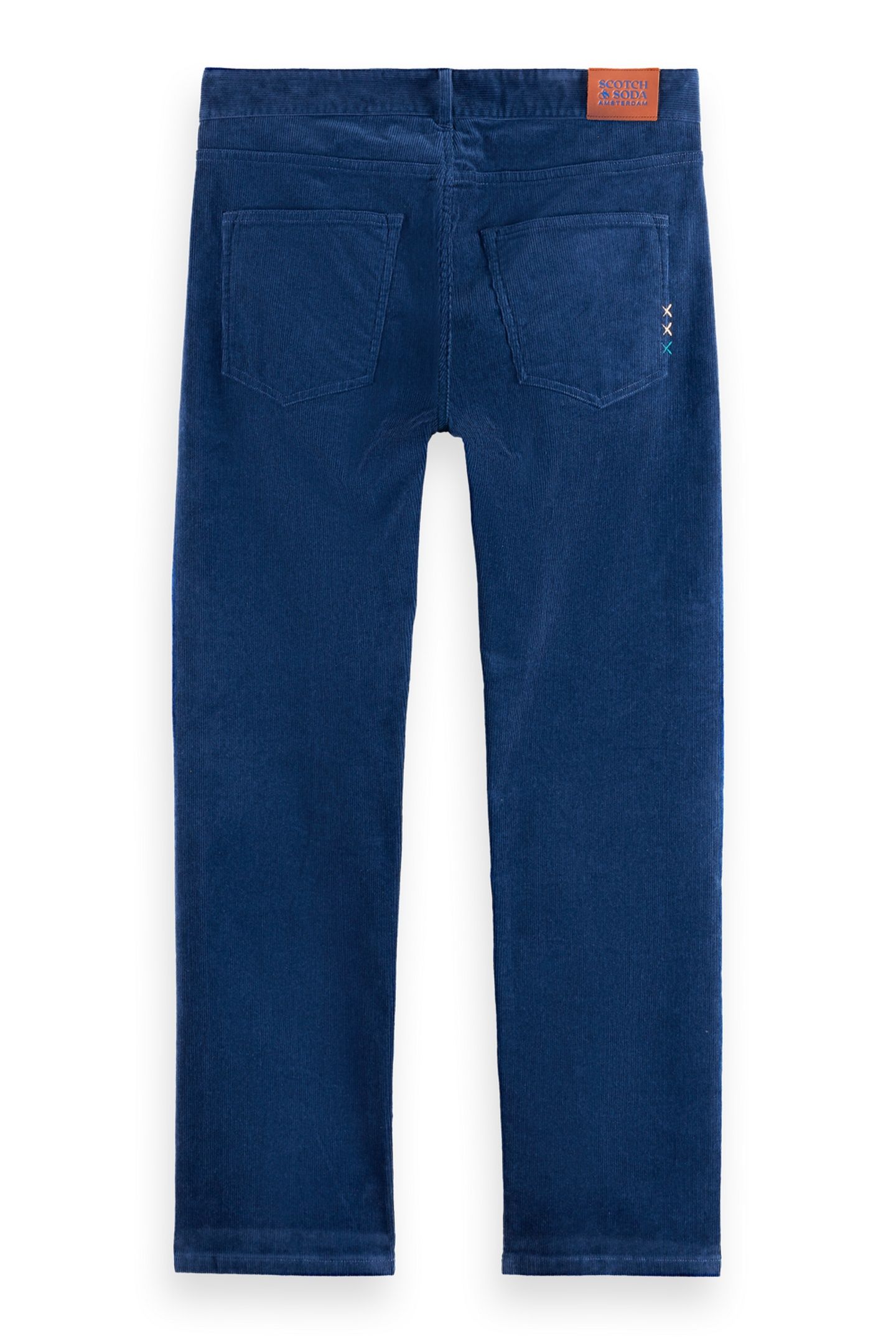 THE ZEE STRAIGHT JEANS IN COLOURED CORDUROY INSIGNIA BLUE 5