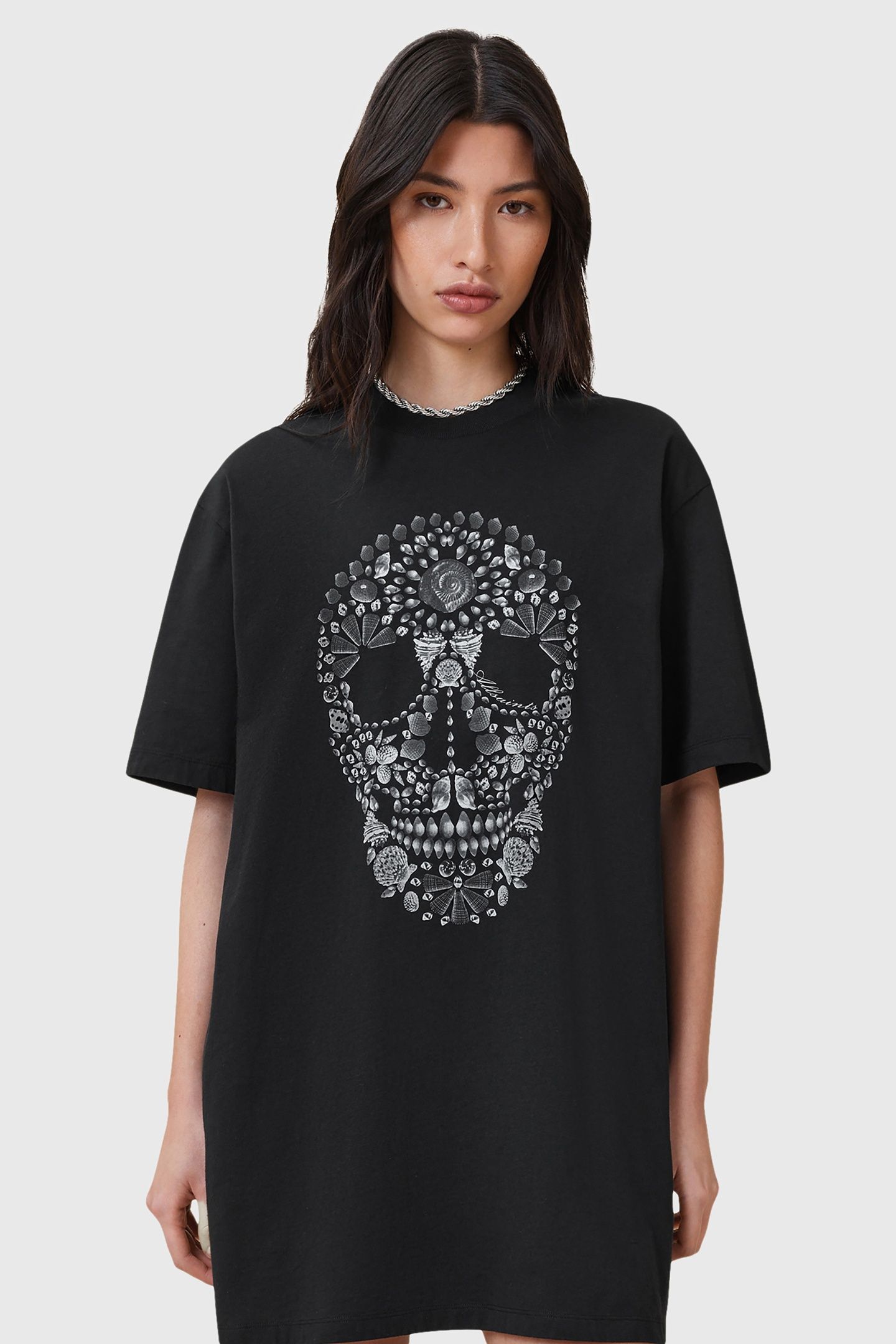 SHKULL TEE DRESS BLACK 3