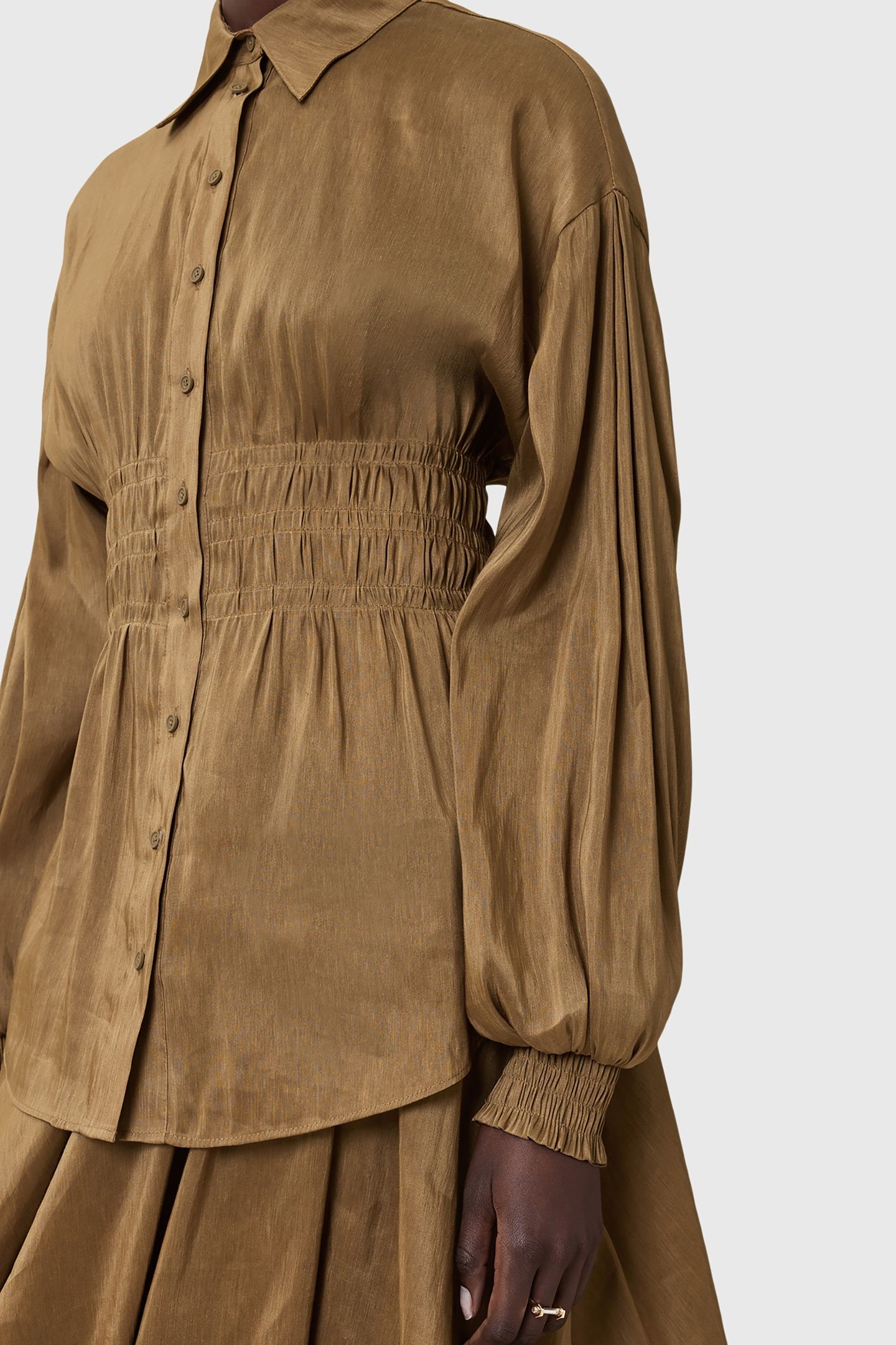 STACI SHIRT BREEN BROWN 8