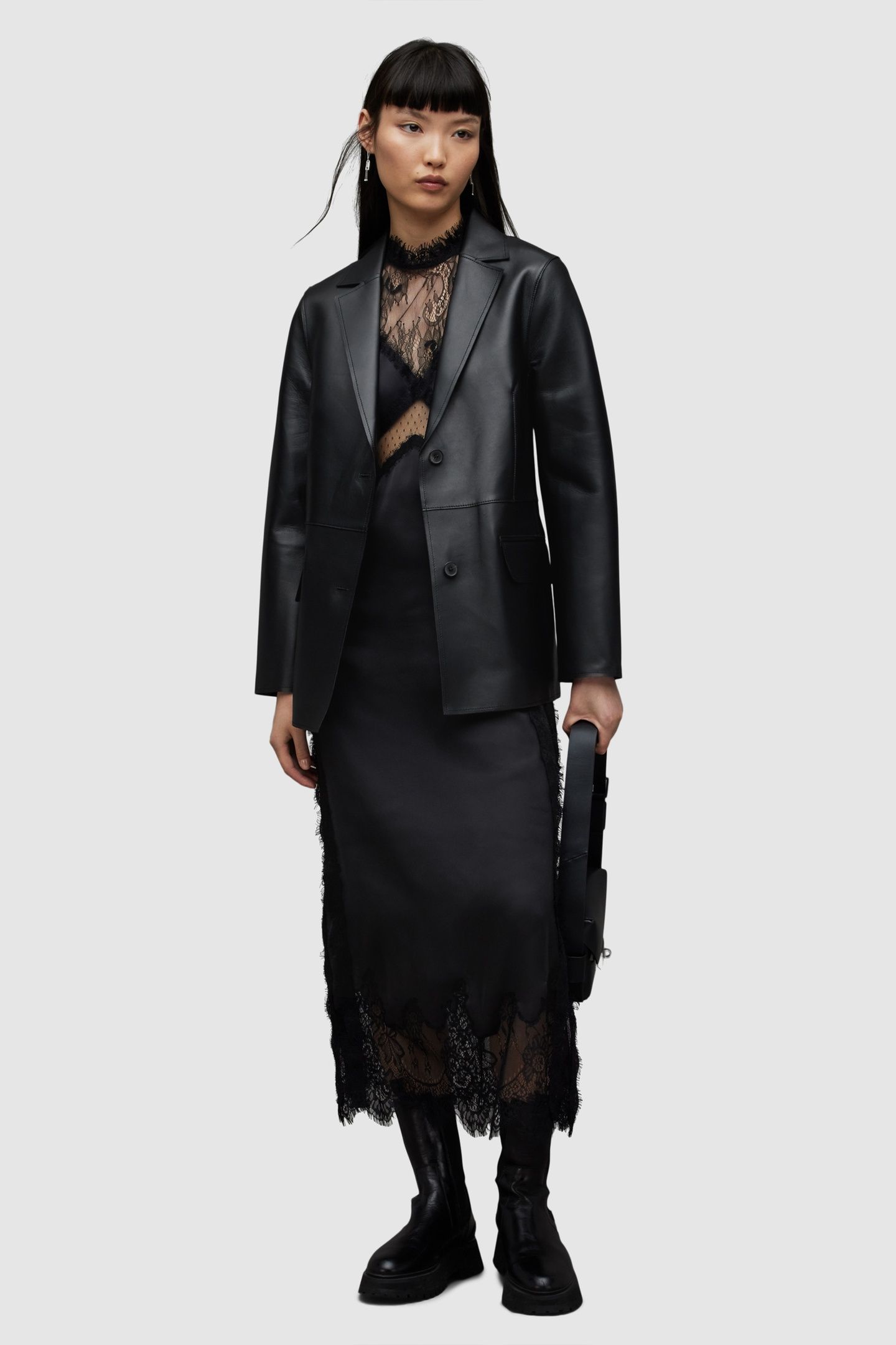 CORINNA BONDED BLAZER BLACK 5