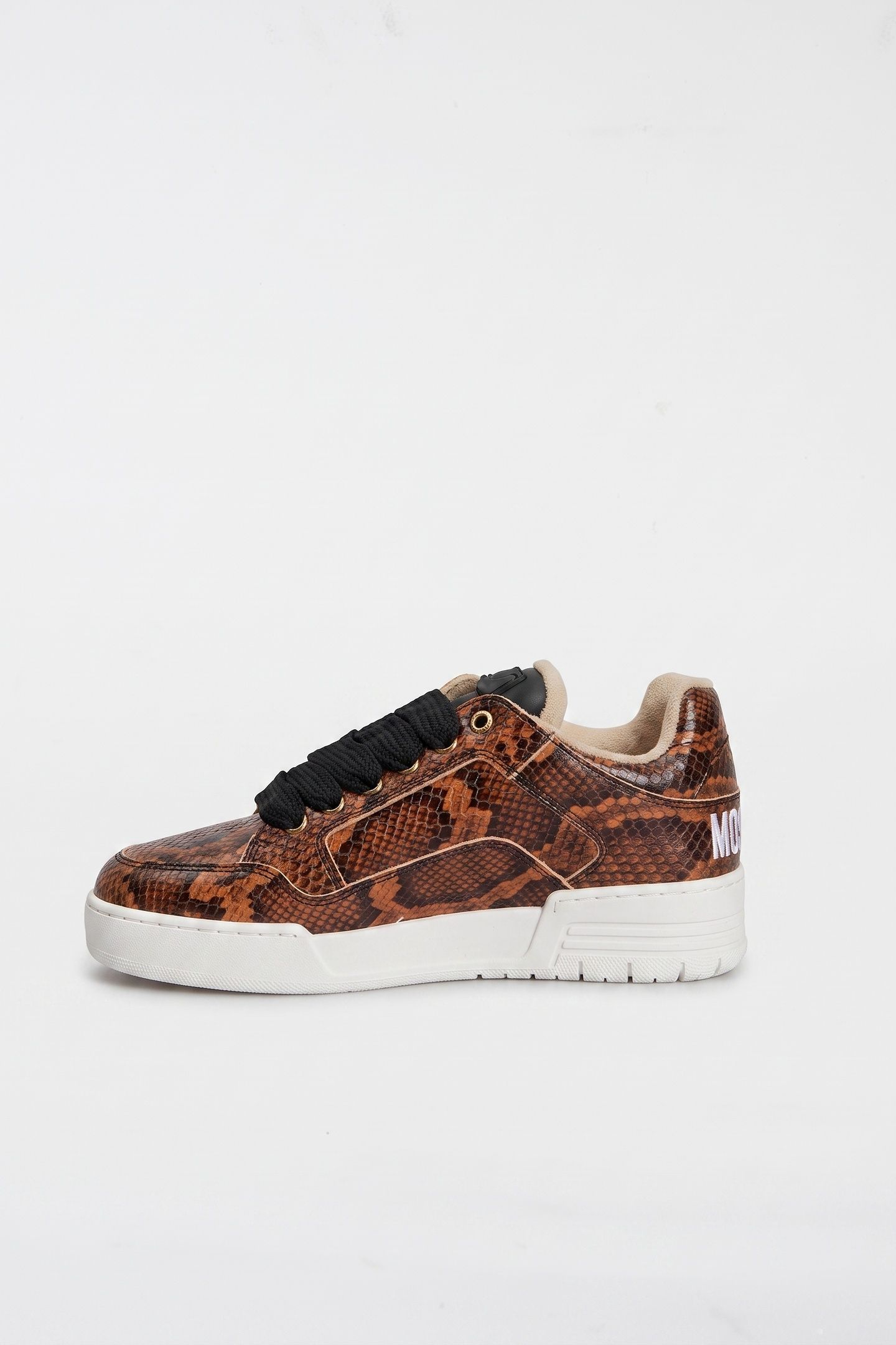CALFSKIN SNEAKERS BROWN 2