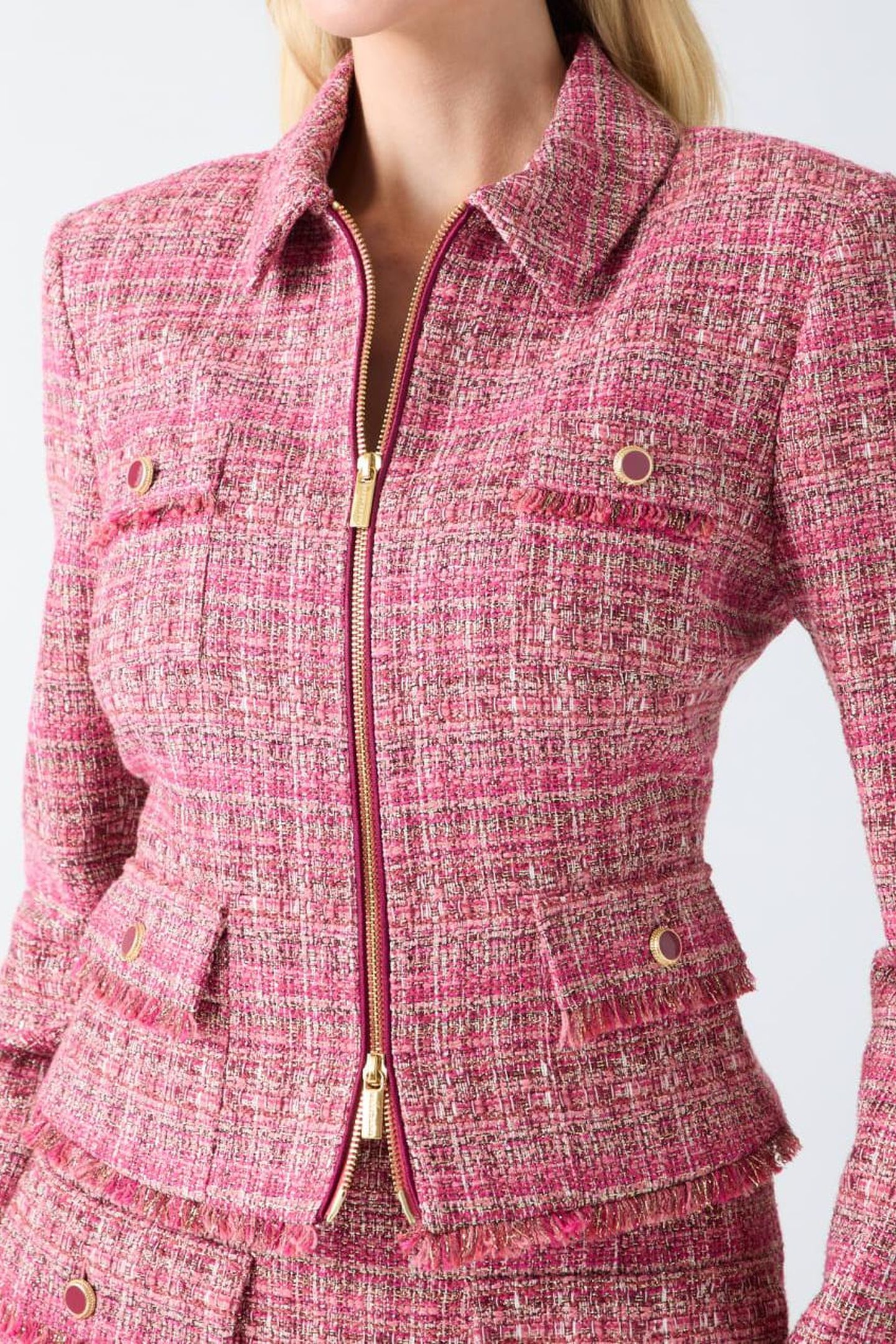 CLAUDIA ZIPPED JACKE FLOWERING PEONY TWEE 5