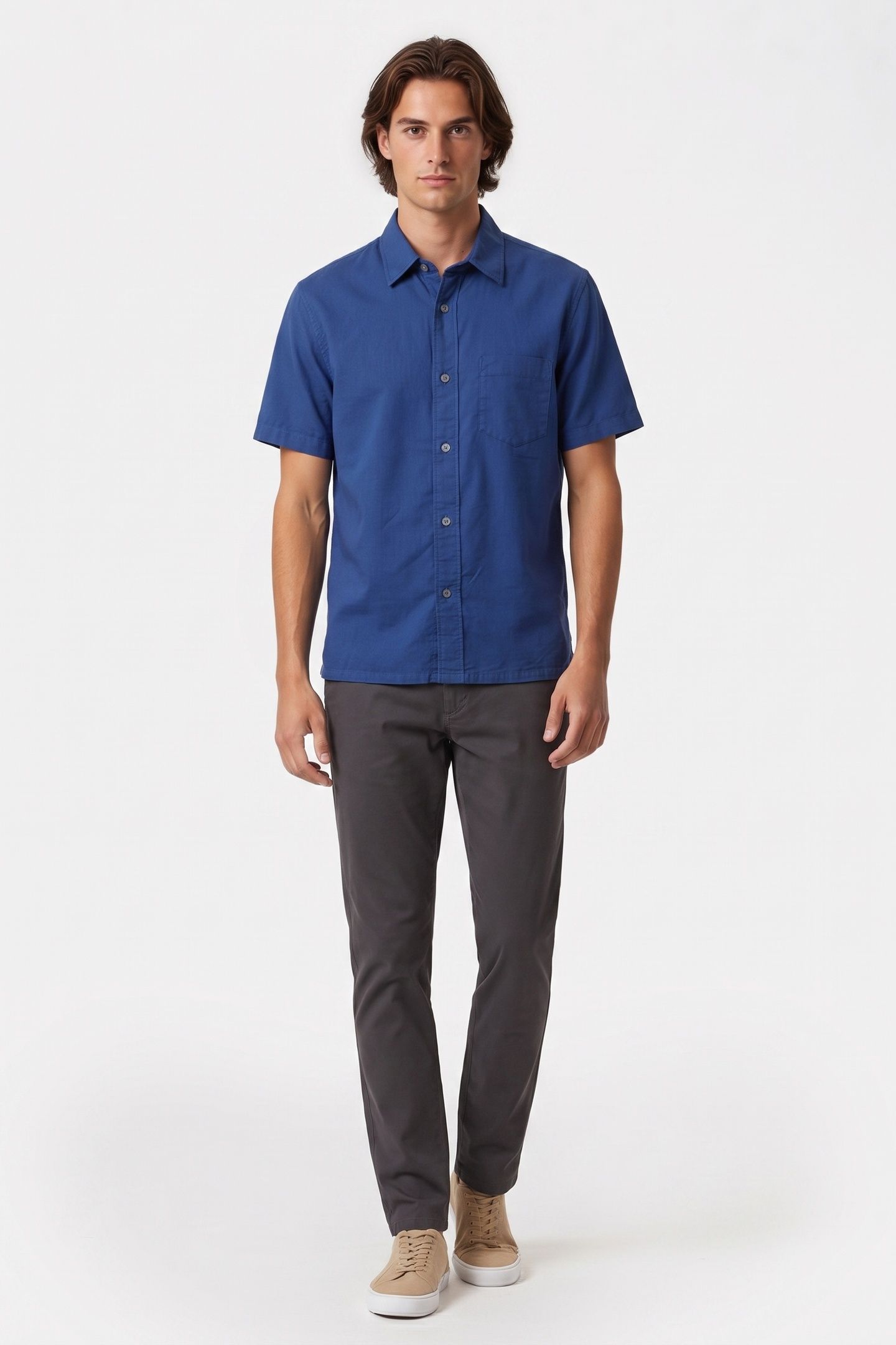 BLADE AIRY OXFORD SS BLUE 1