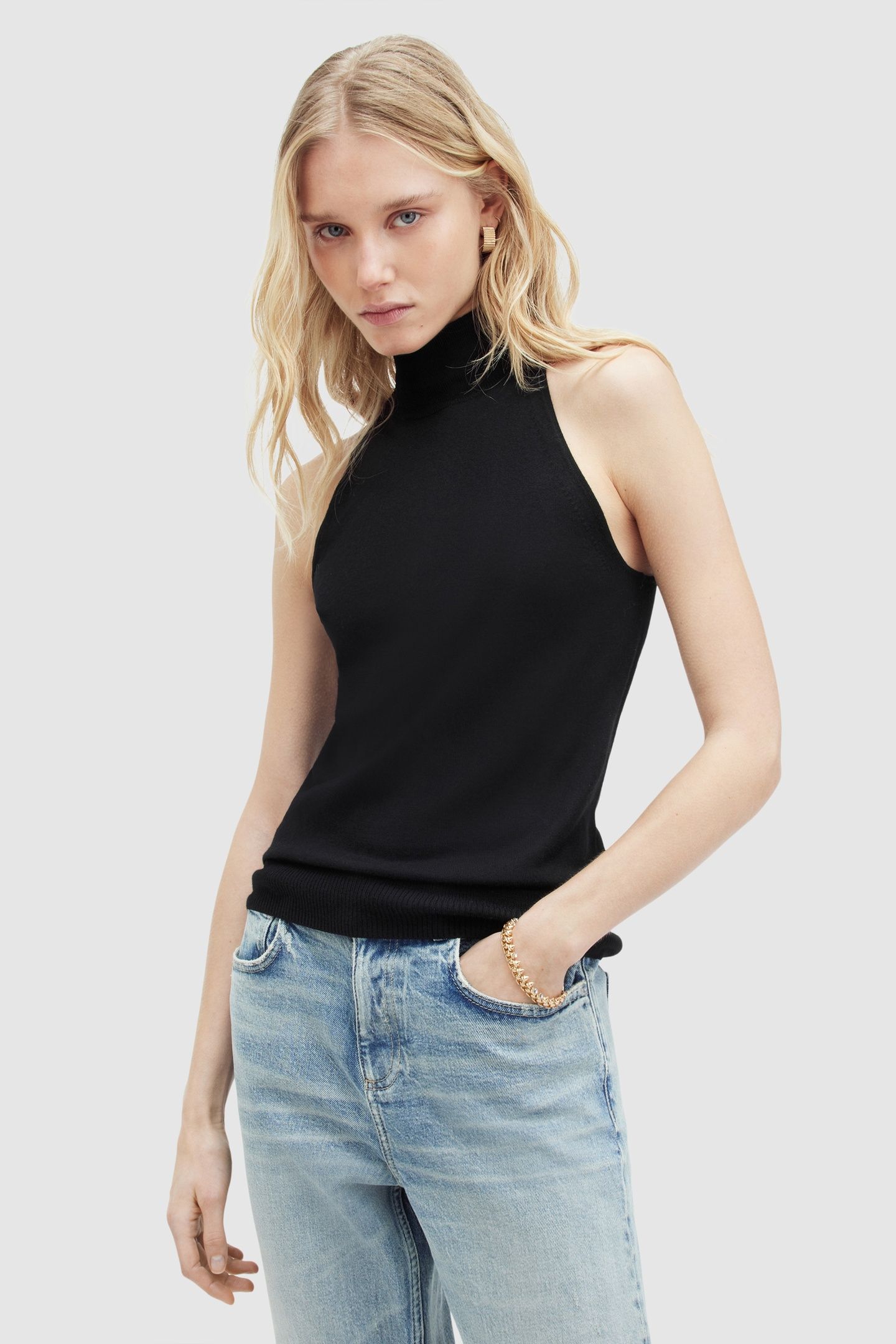 CONNIE ROLL NECK BLACK 2