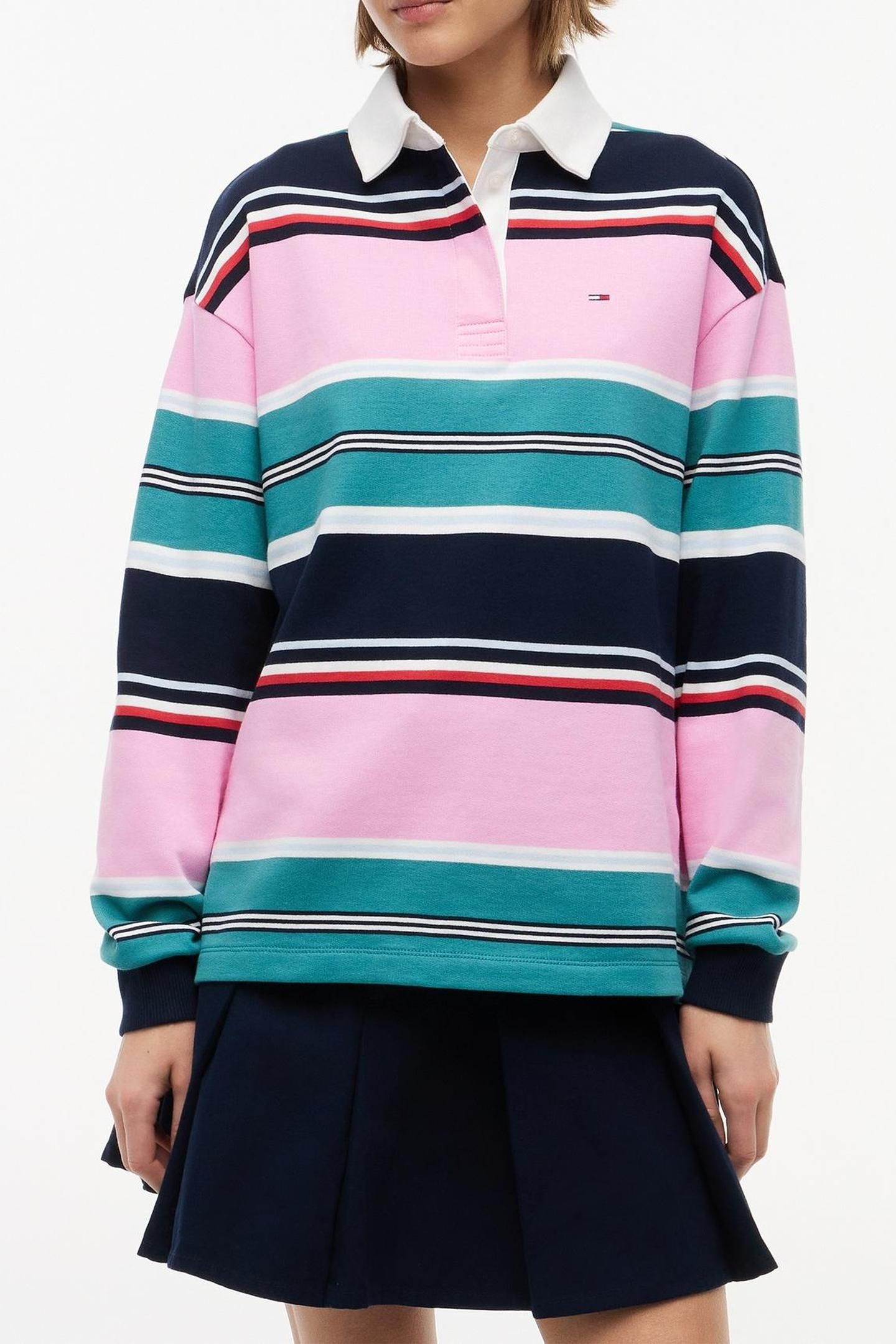 RELAXED MULTI STRIPE PINK DAISY/MULTI STRIPE 2