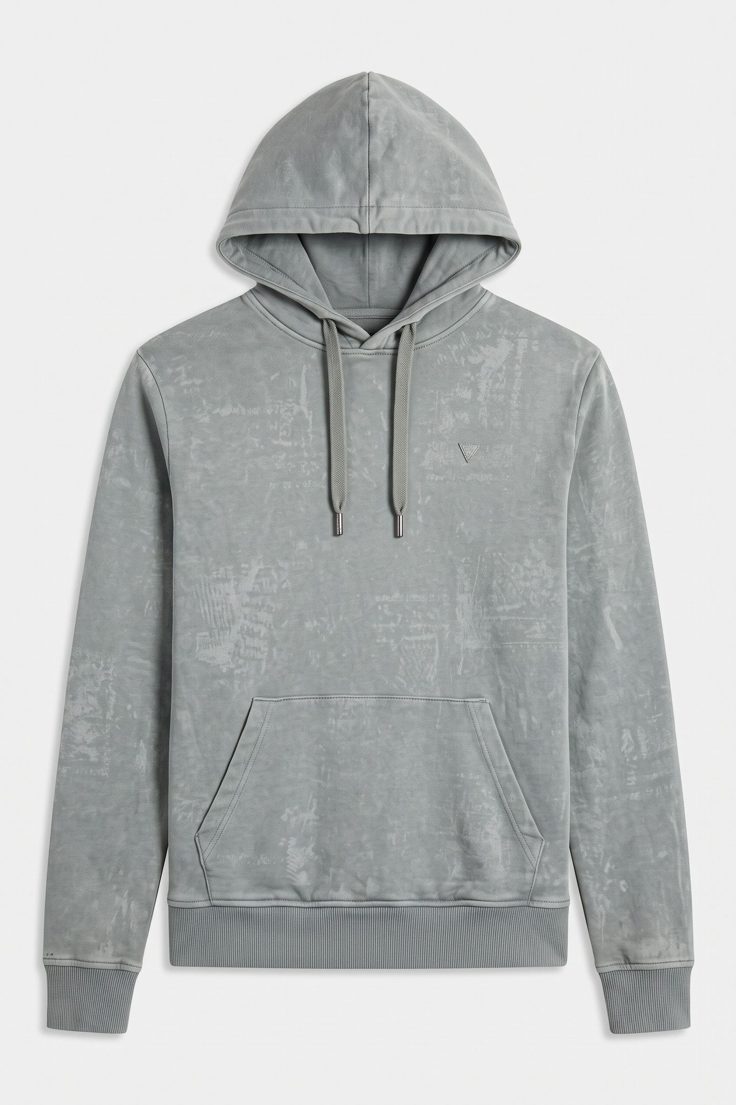 GUESS ECO LASERED AOP HOODIE S AOP FULL GREY BANDAN 3