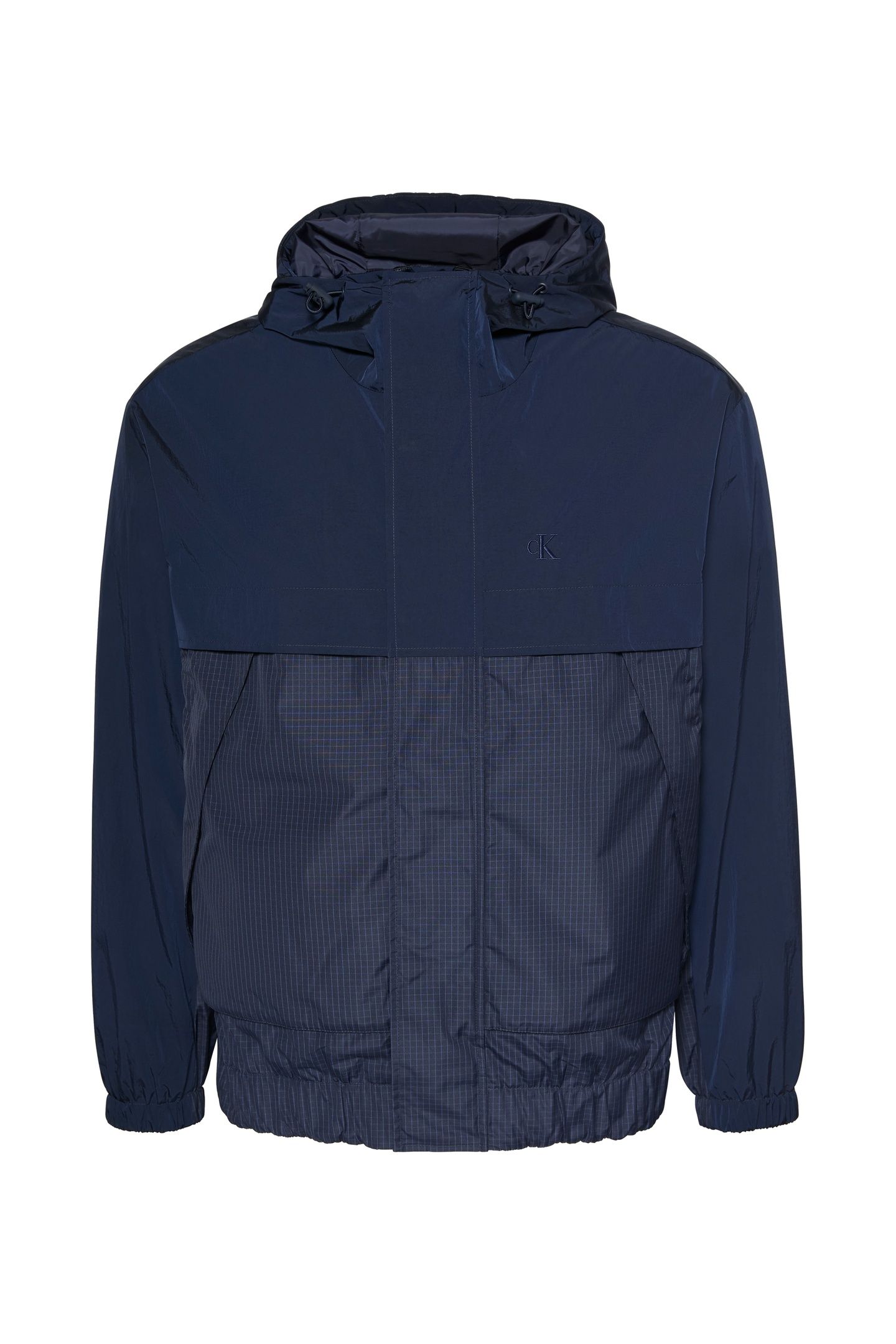 LONG SLEEVE LIGHTWEIGHT NYLON MIXED JACKET DARK SAPPHIRE 4