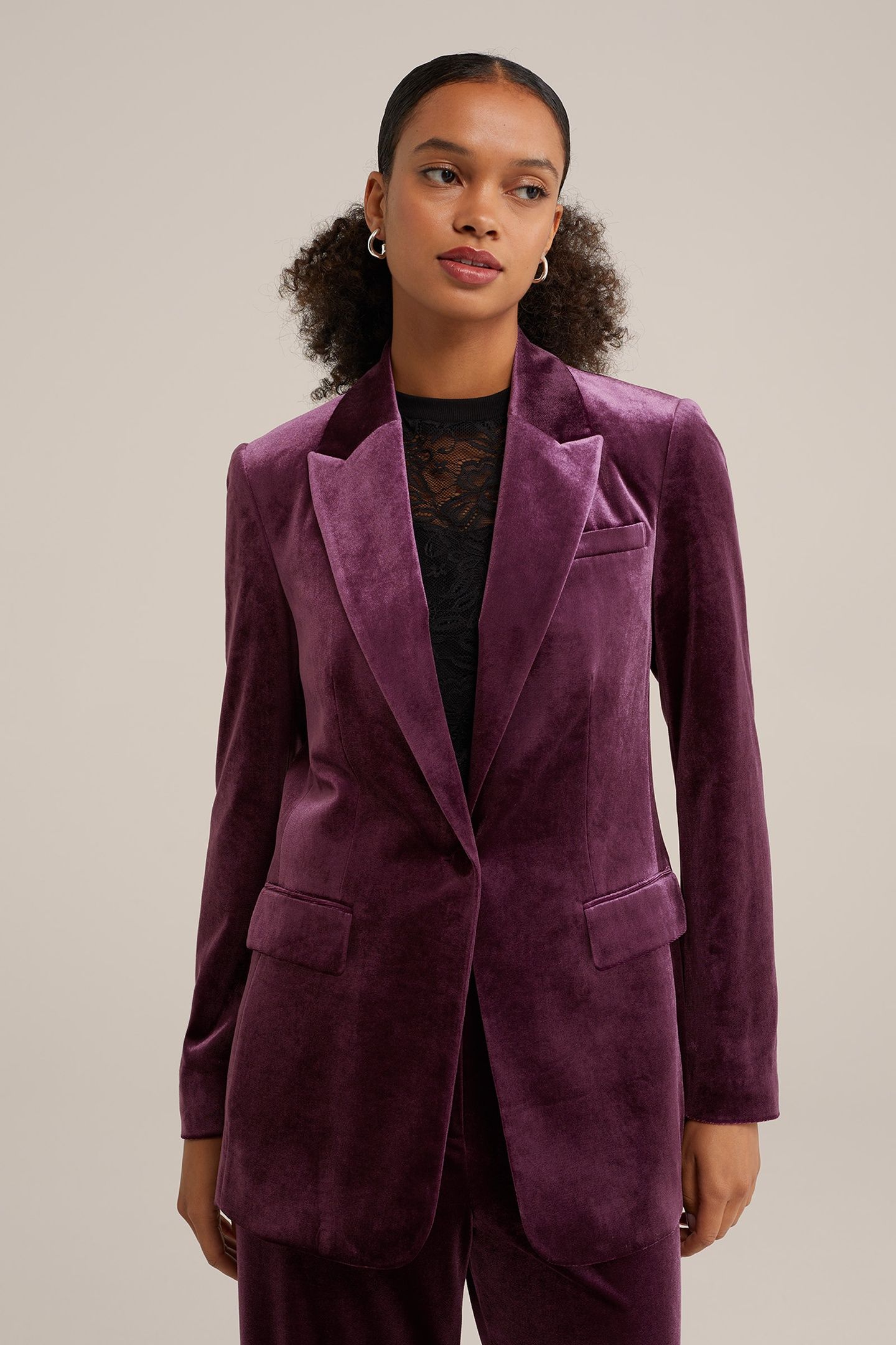 BLAZER DARK PURPLE 1