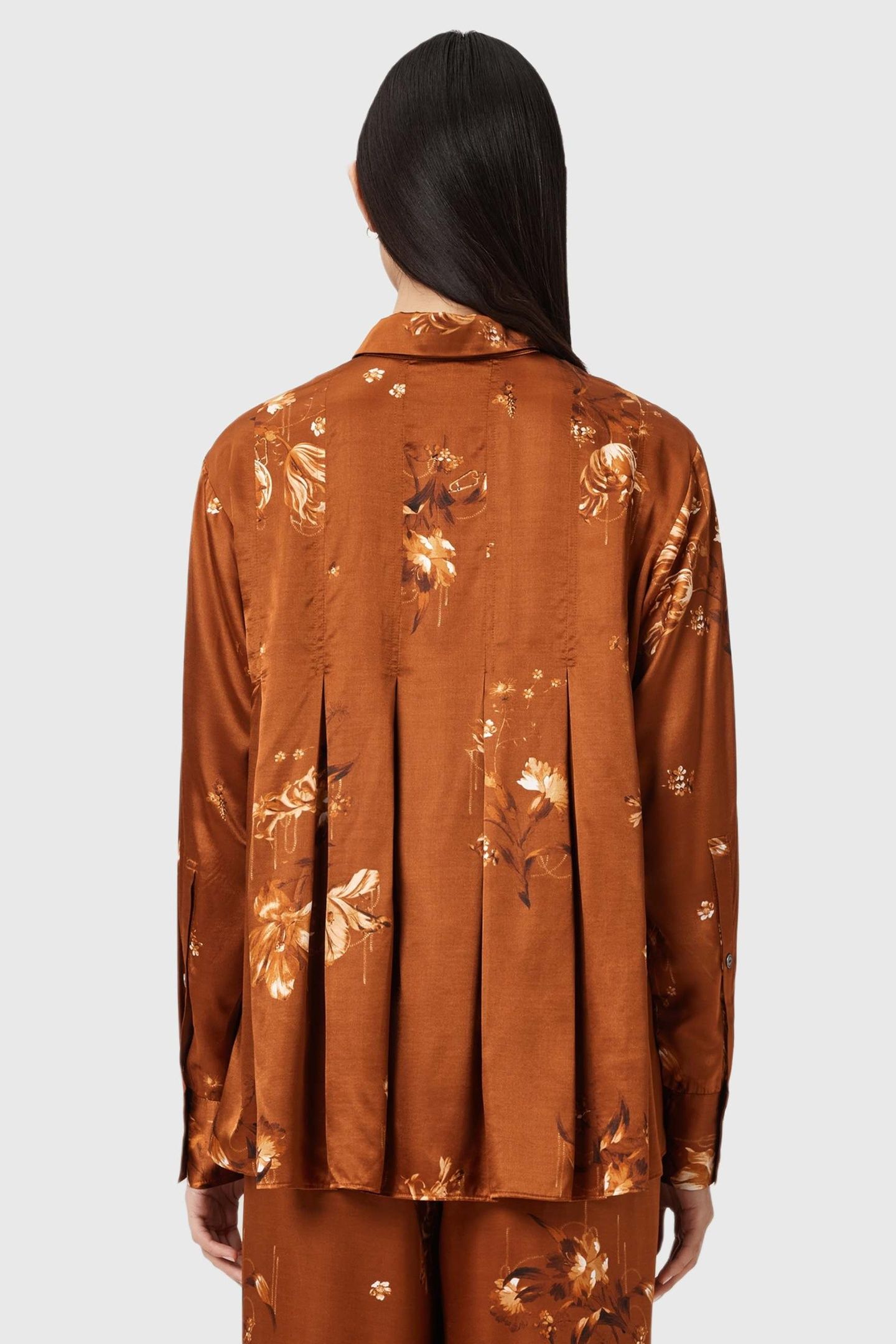 VENNA SHIRT ANIA RUST BROWN 5