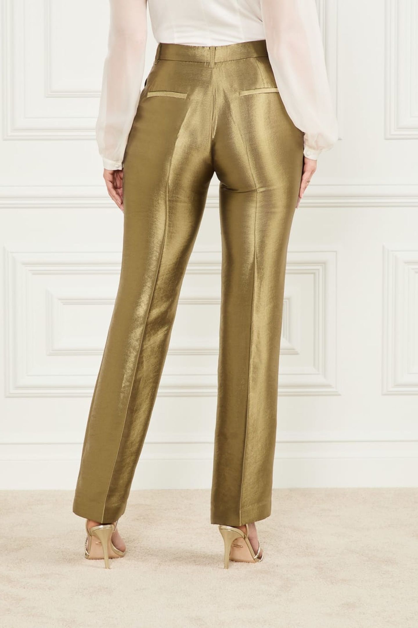 MILLA PANT ANTIQUE GOLD MULTI 6