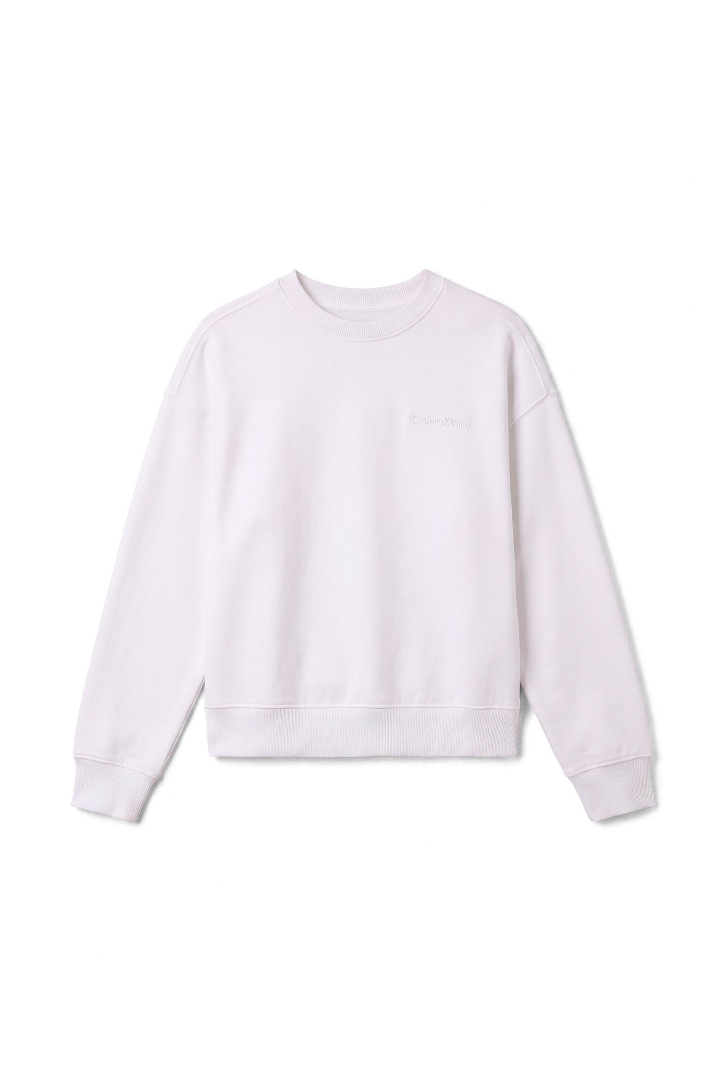 LONG SLEEVE TERRY STANDARD LOGO BRIGHT WHITE 4