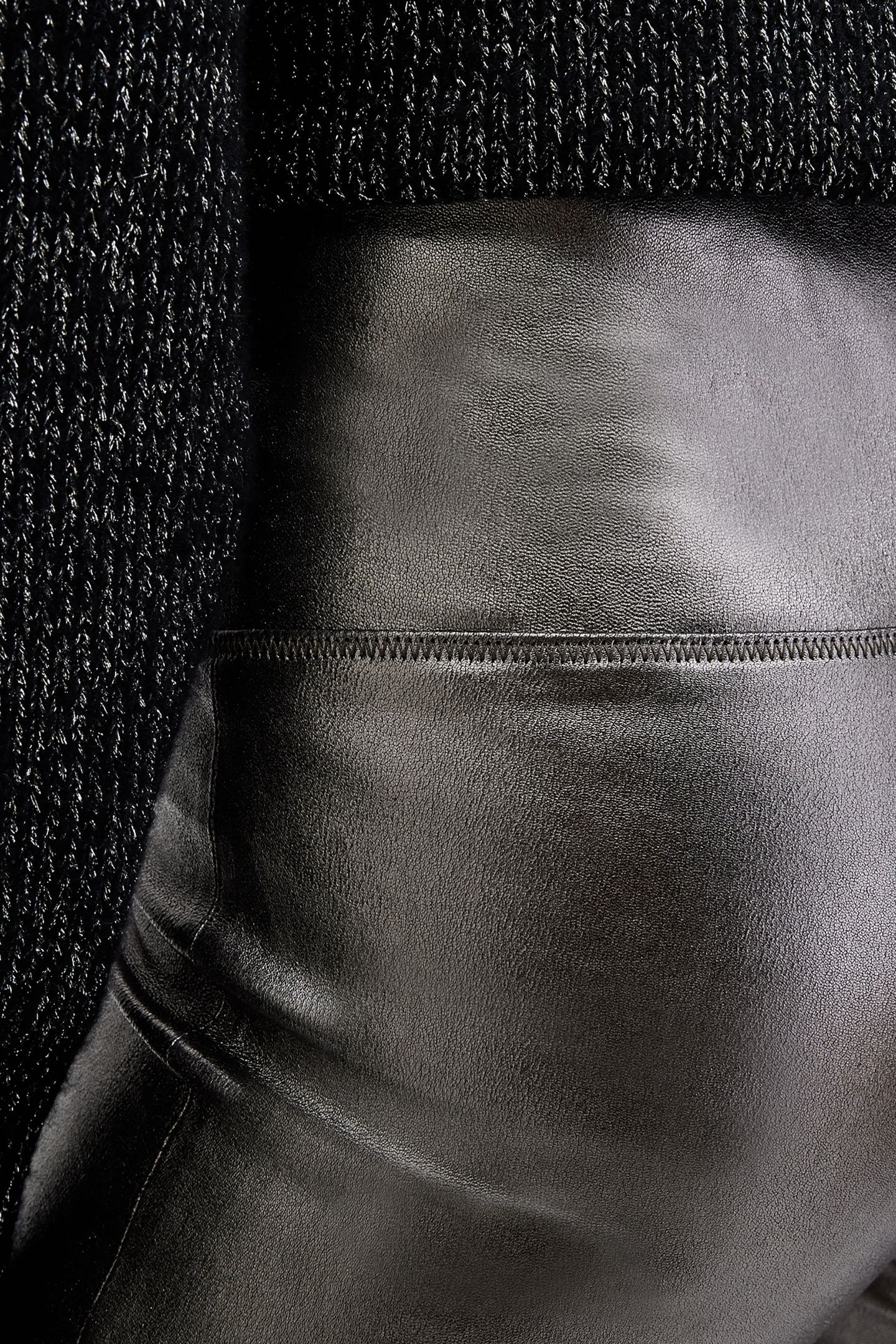 CORA LEATHER LEGGING GUNMETAL 6