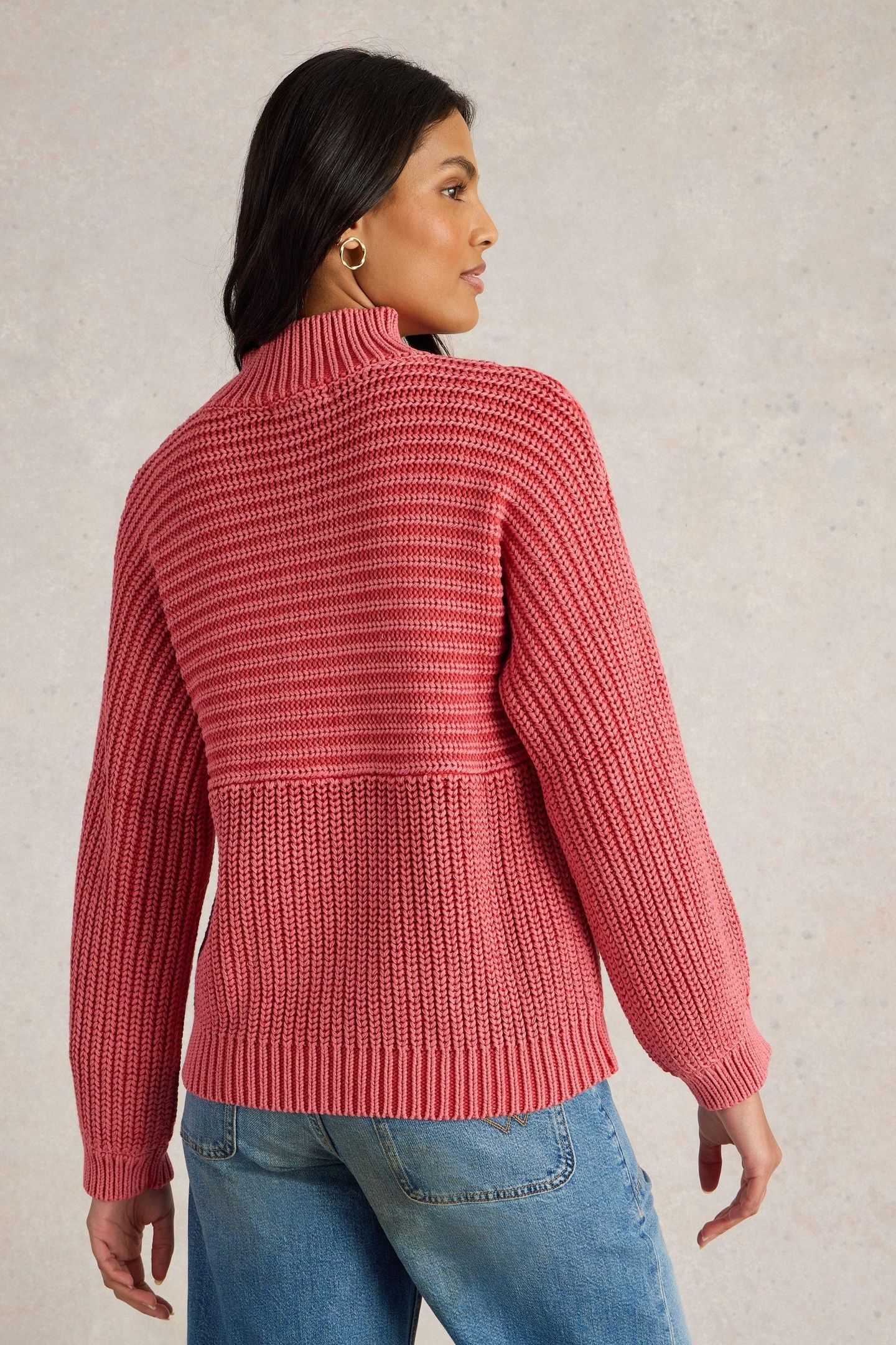 MARLEY MIX COTTON JUMPER MID PINK 2