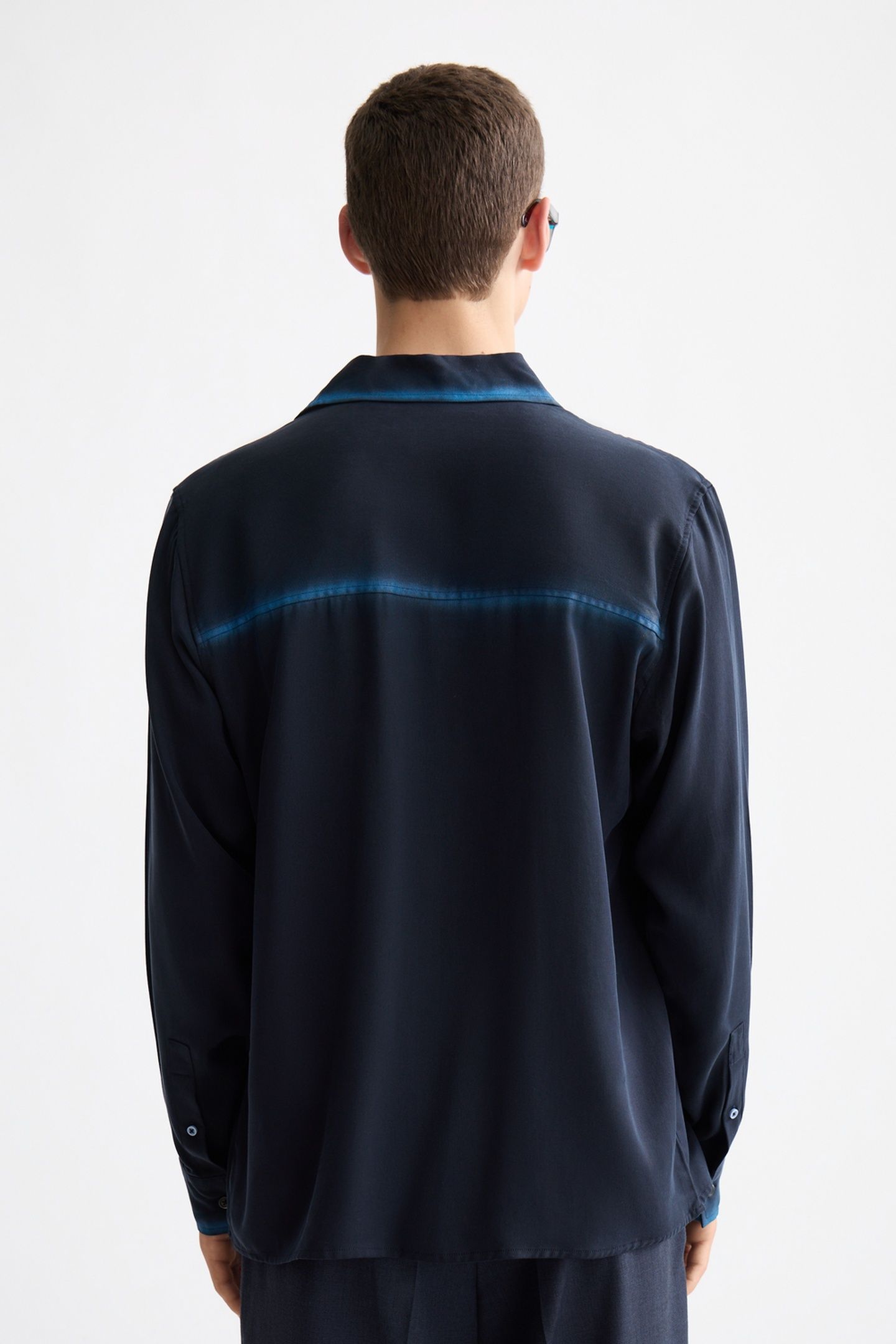 RELAXED FIT TENCEL SHIRT SKY CAPTAIN 2