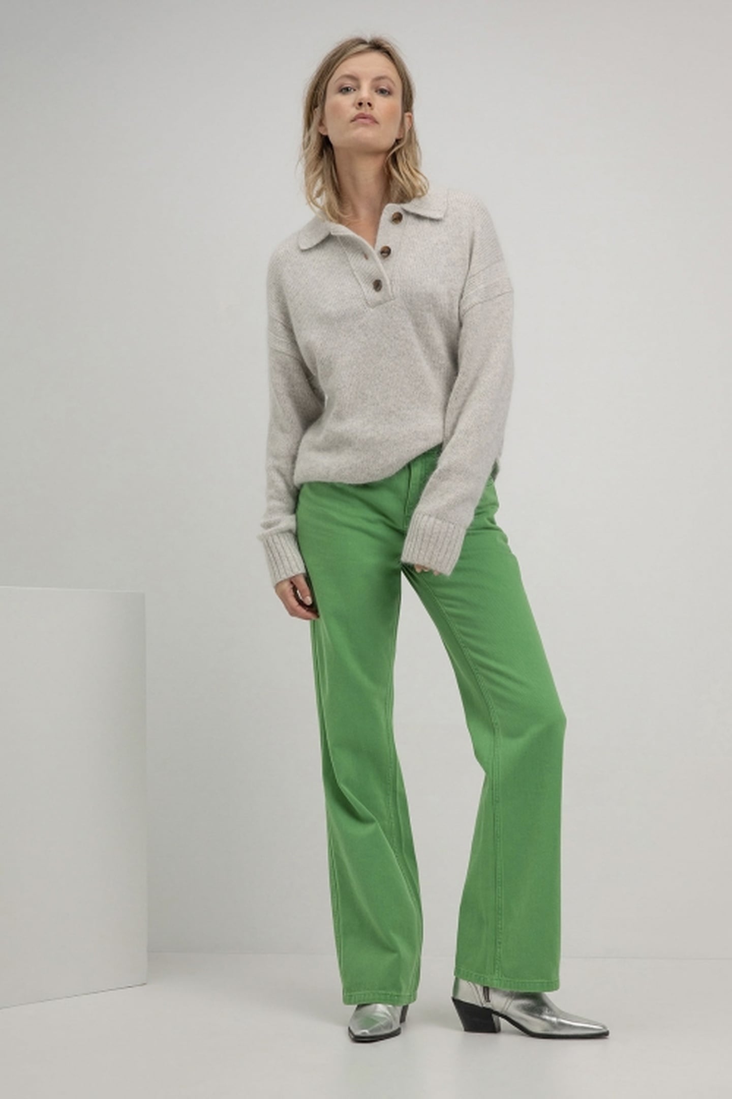 SASCHA SWEATER LIGHT GREY 1