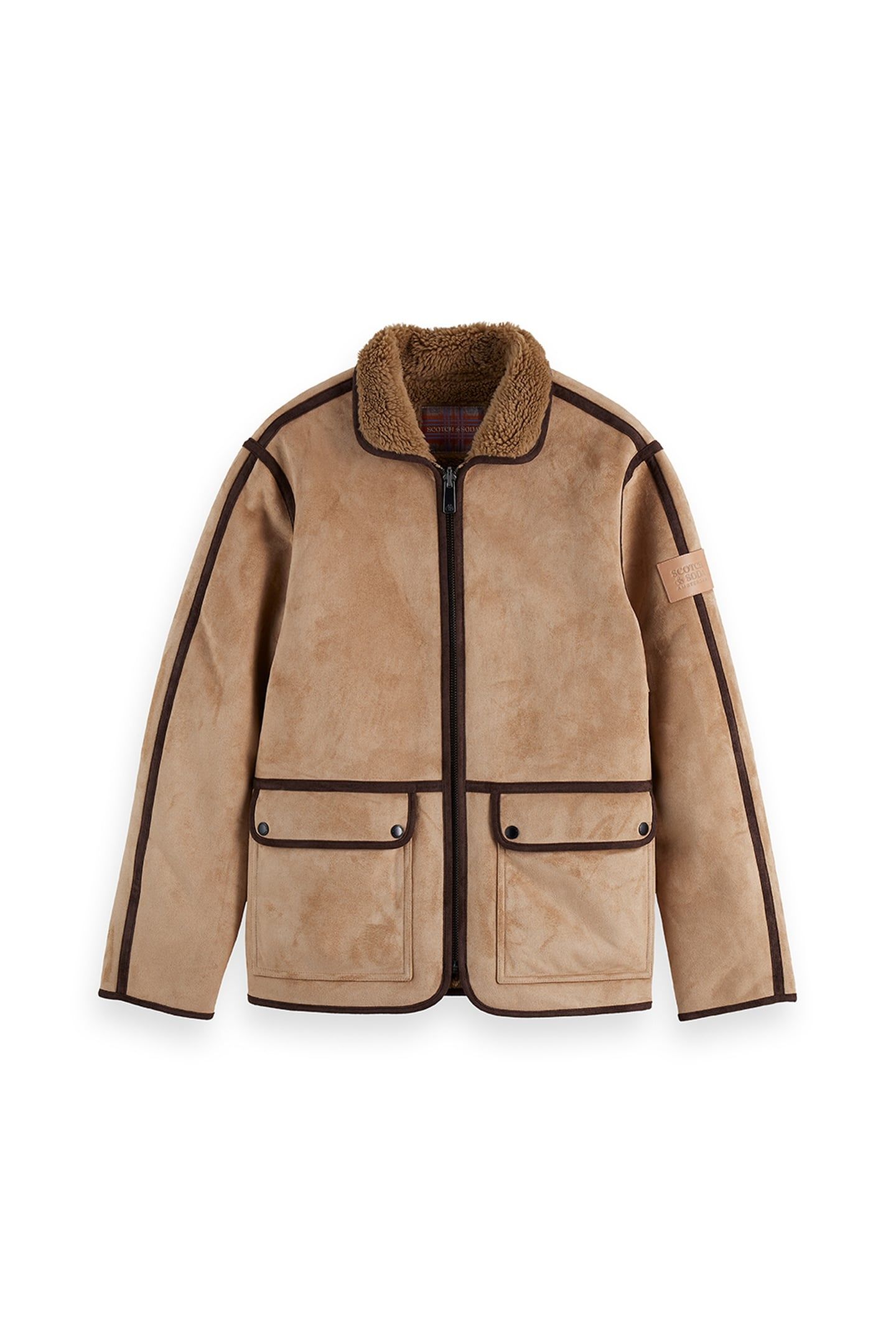 FAUX SHEARLING JACKET TANNIN 5