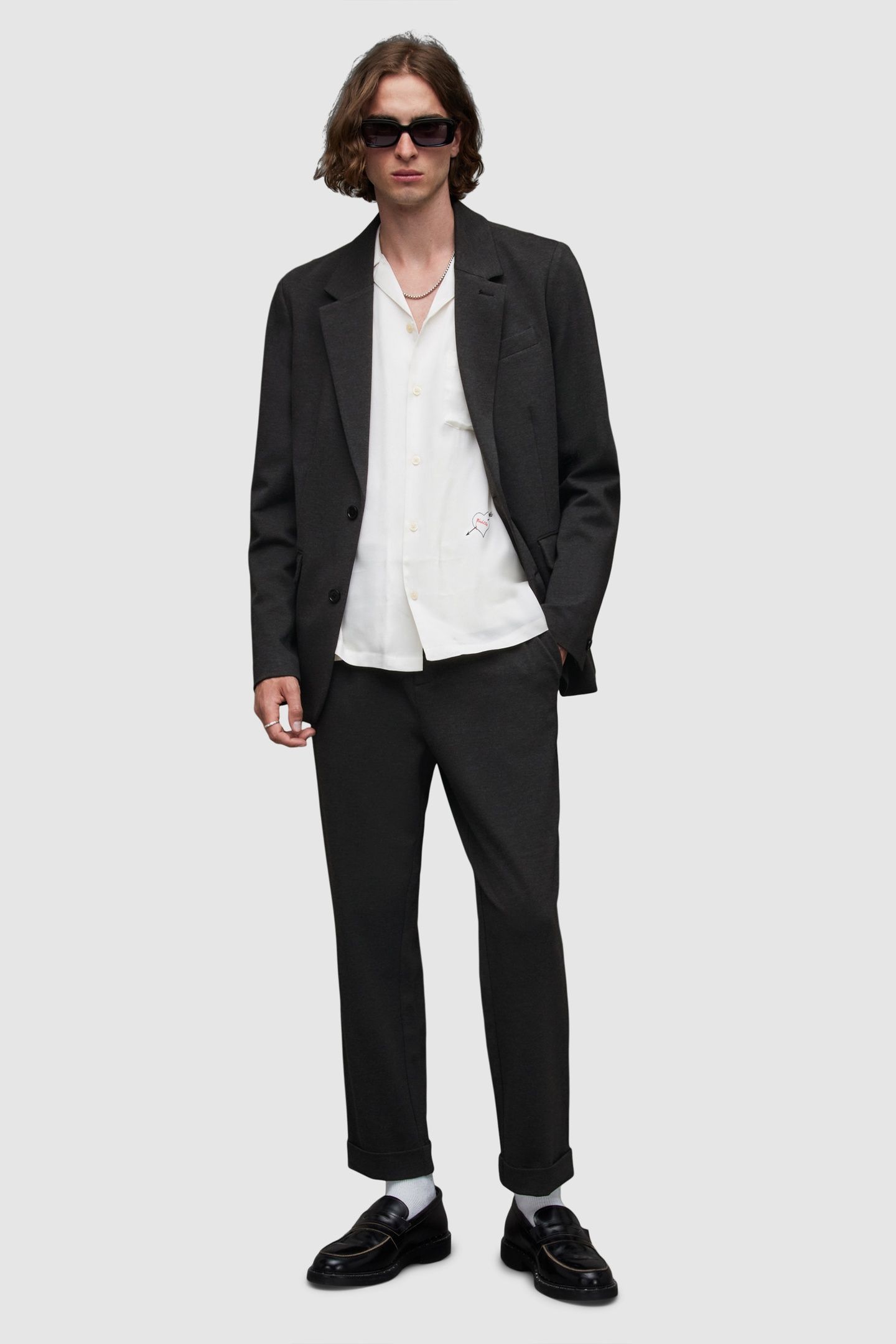 HELM TROUSER CHARCOAL MARL 3
