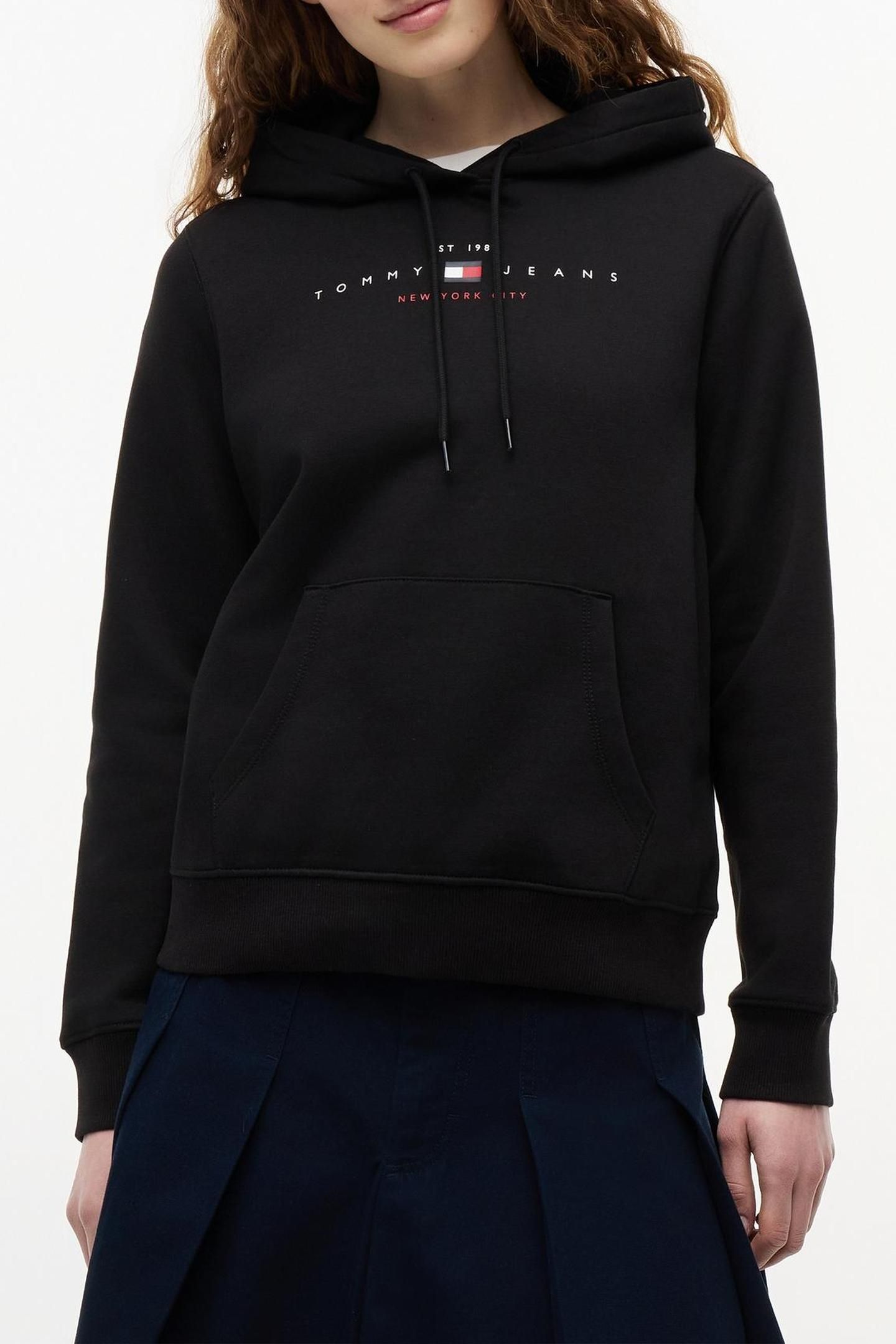 REGULAR US LINEAR HOODIE BLACK 2