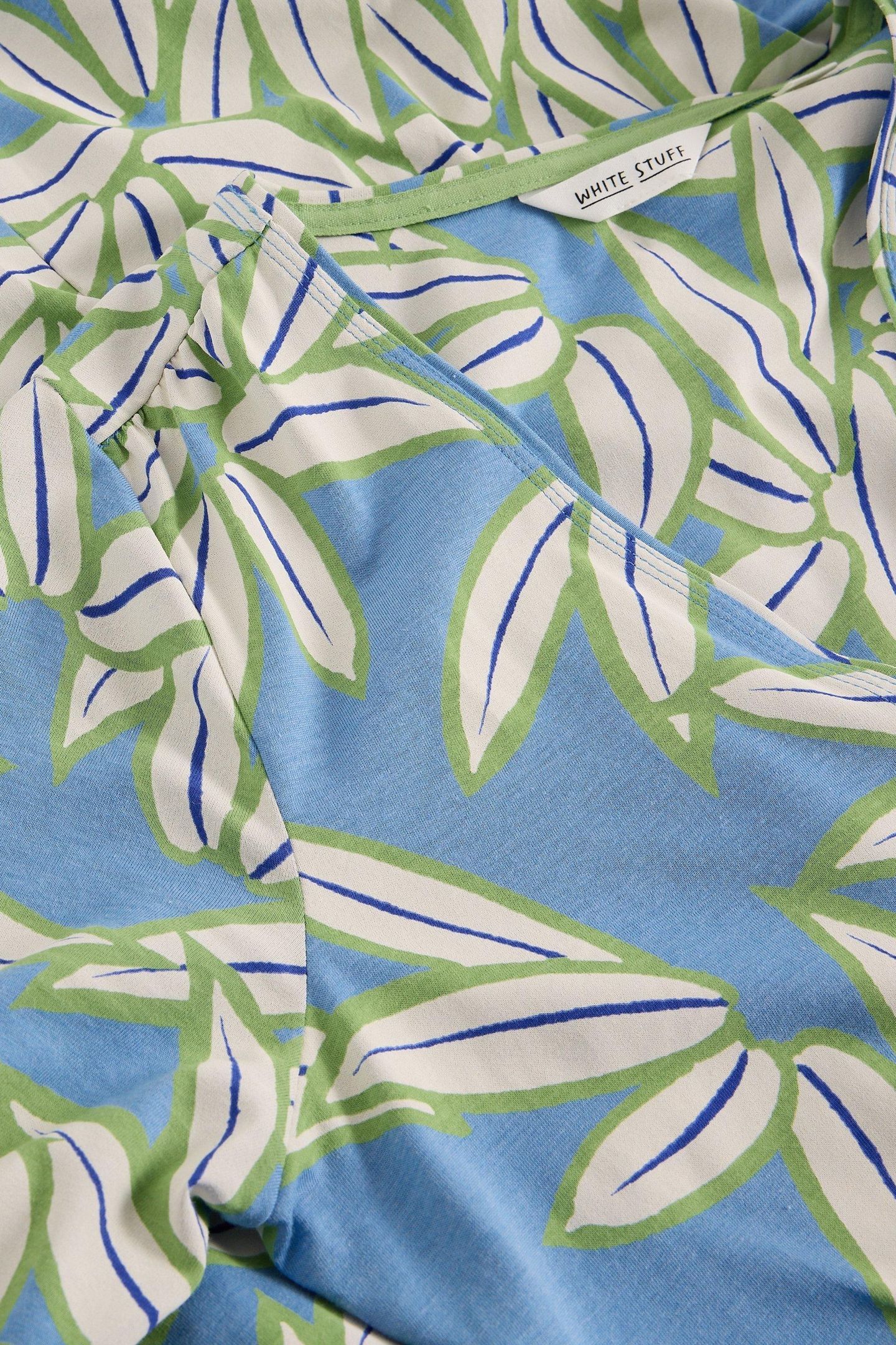 MEGAN JERSEY DRESS BLUE PRINT 5