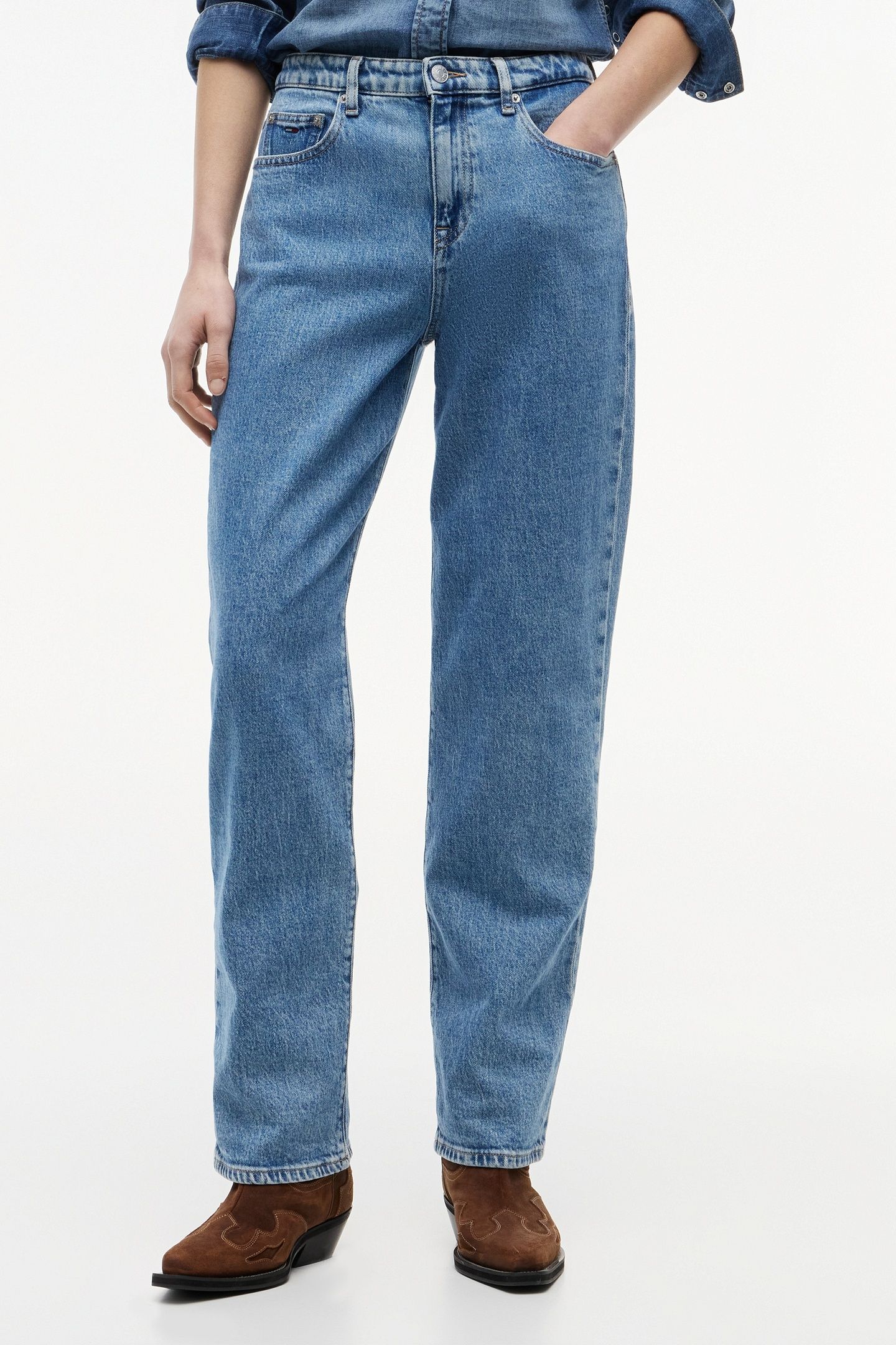 KIRA SLIM STRAIGHT DENIM MEDIUM 2