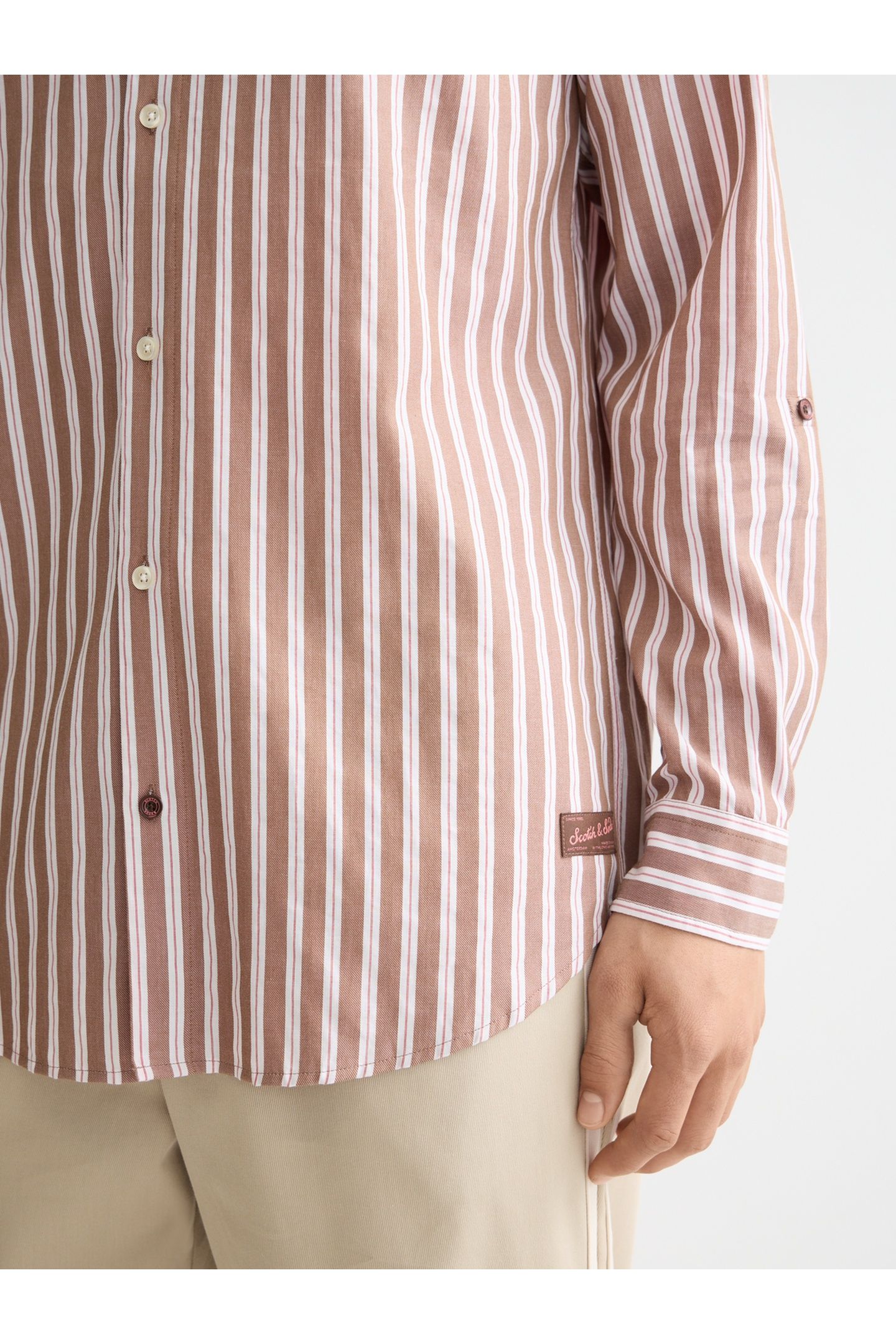 YARN-DYED STRIPE SHIRT SOFT SILT STRIPE 7