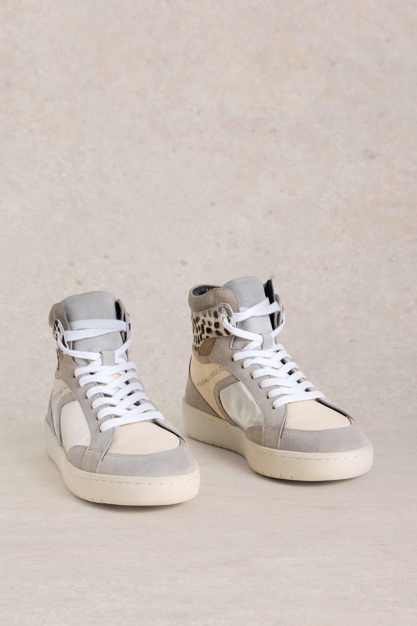 HEIDI HI-TOP TRAINER NATURAL MULTI 2