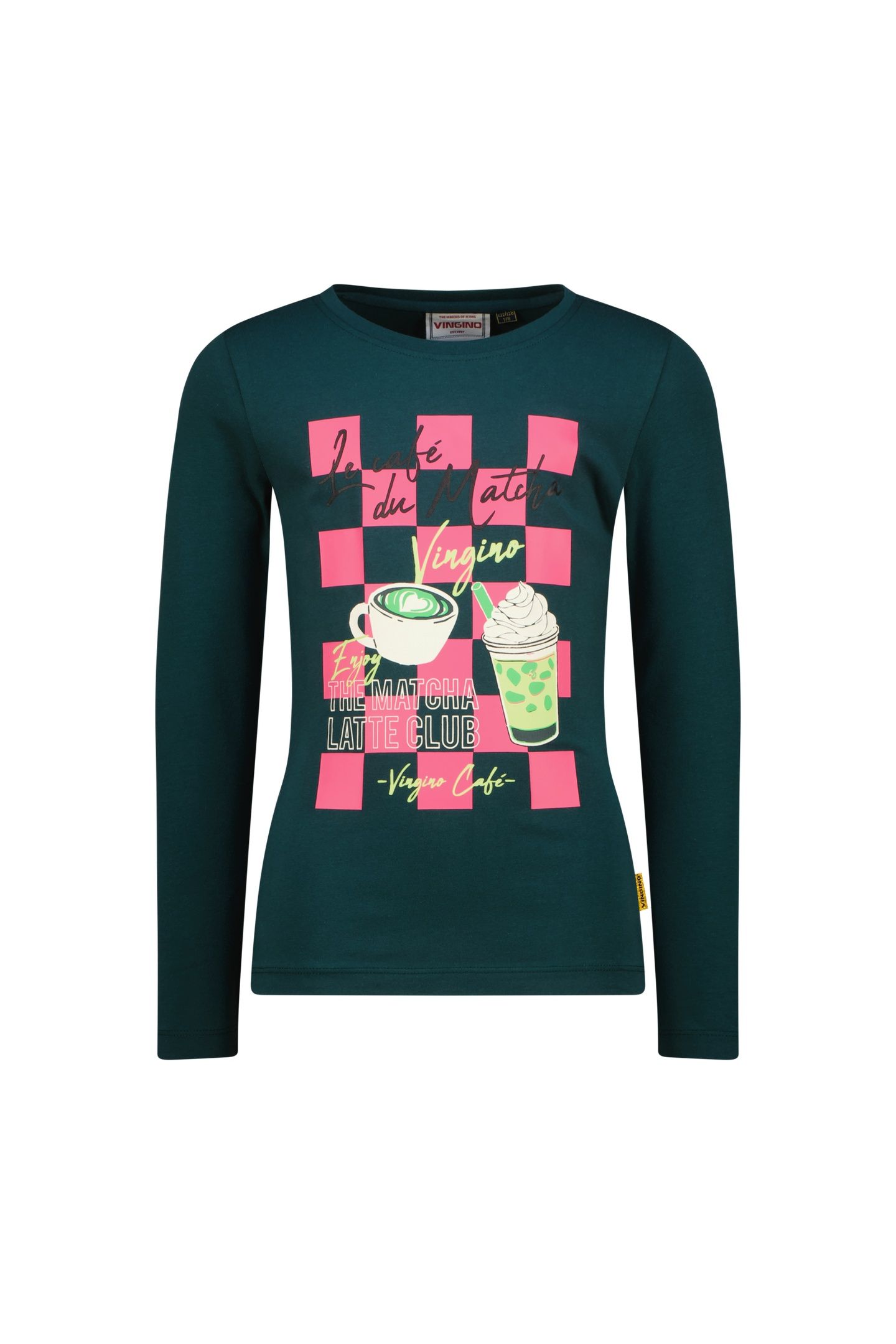 GIRLS JANICE T-SHIRT DARK JUNGLE GREEN 1