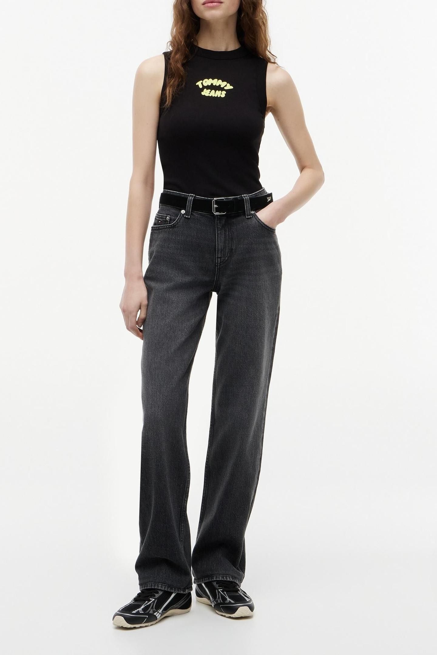 SOPHIE LOW WAIST STRAIGHT DENIM BLACK 1