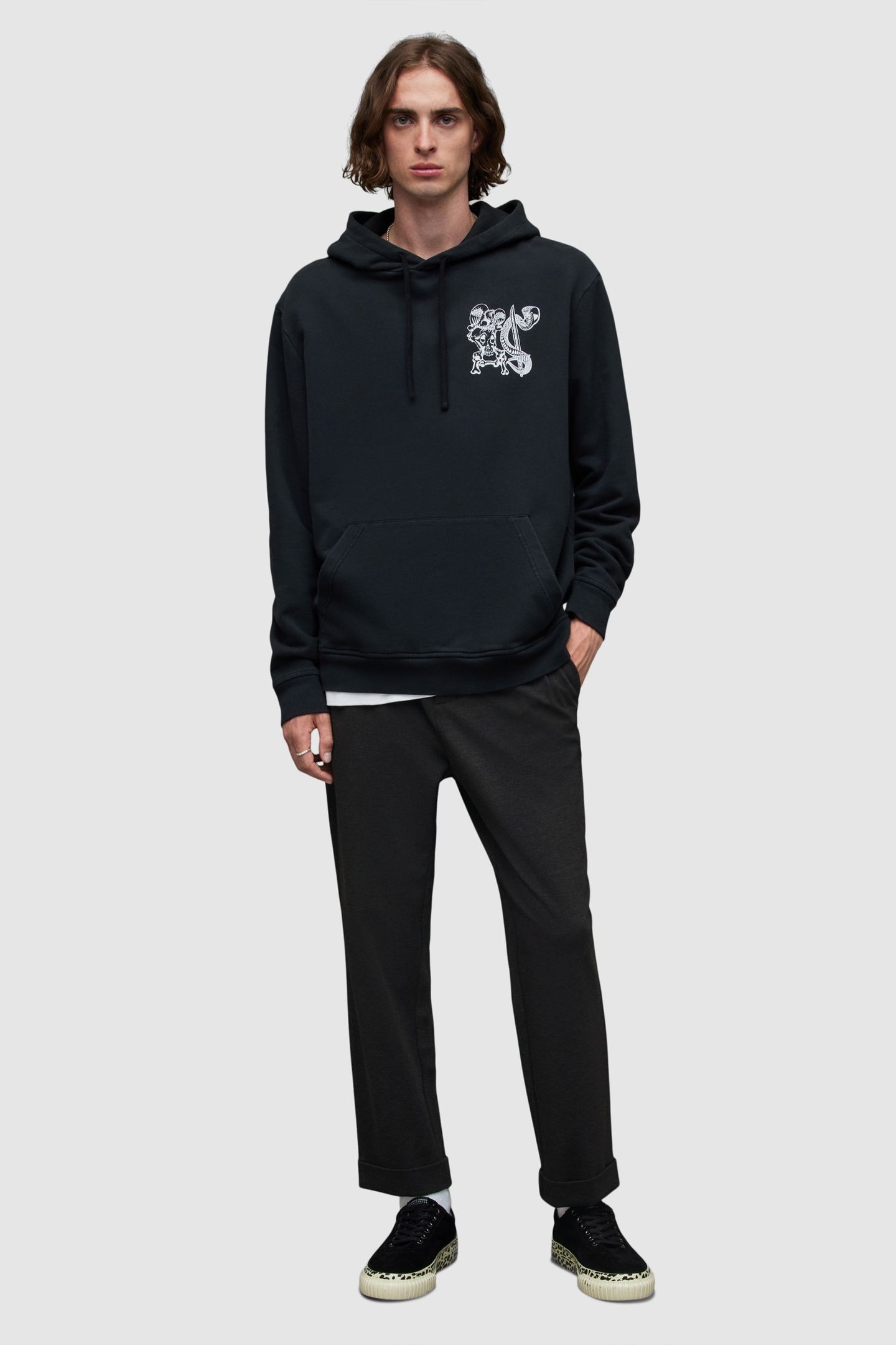 HELM TROUSER CHARCOAL MARL 2