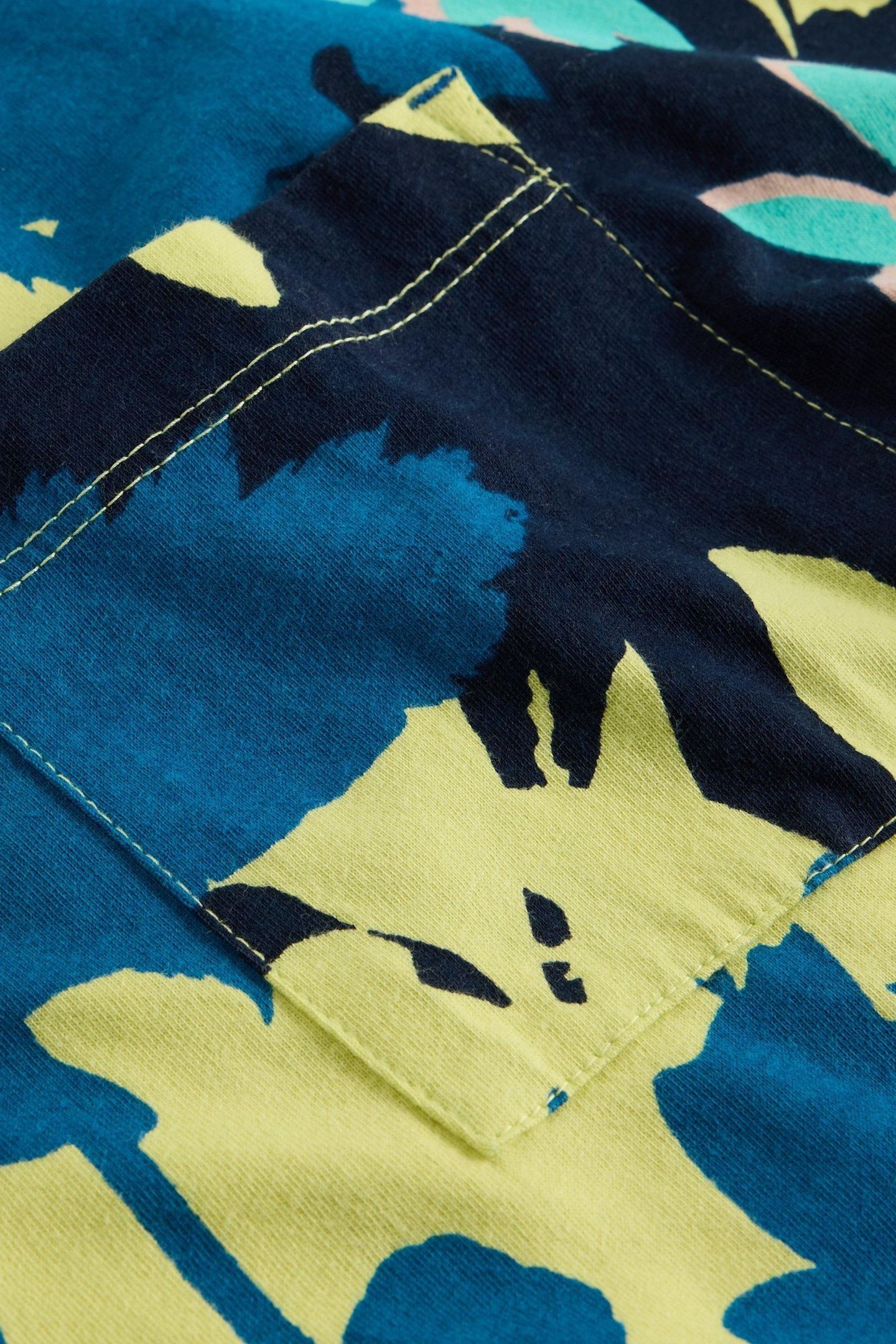DEMI DOLMAN YELLOW PRINT 6