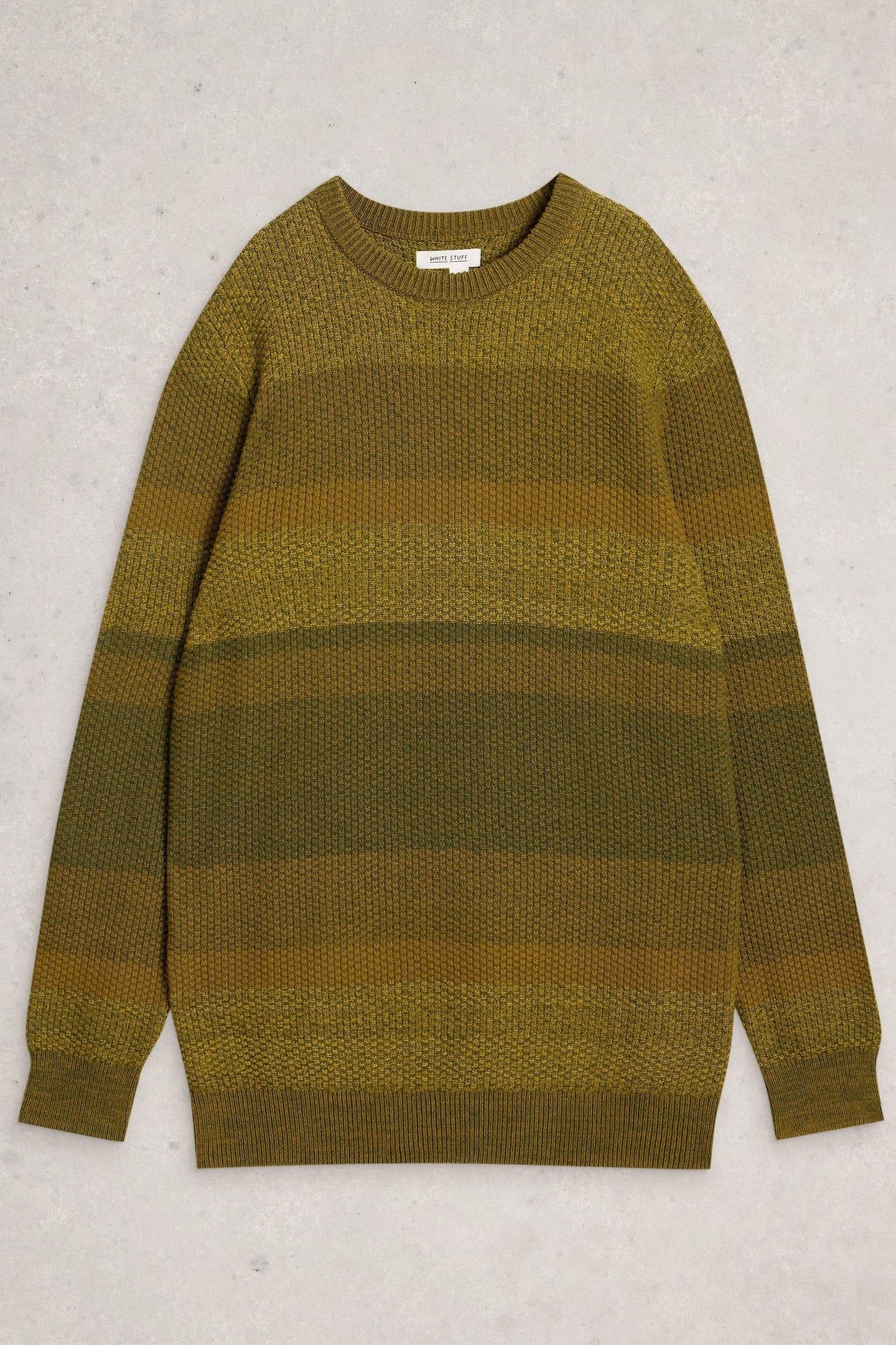 SPACE DYE CREW GREEN MULTI 1